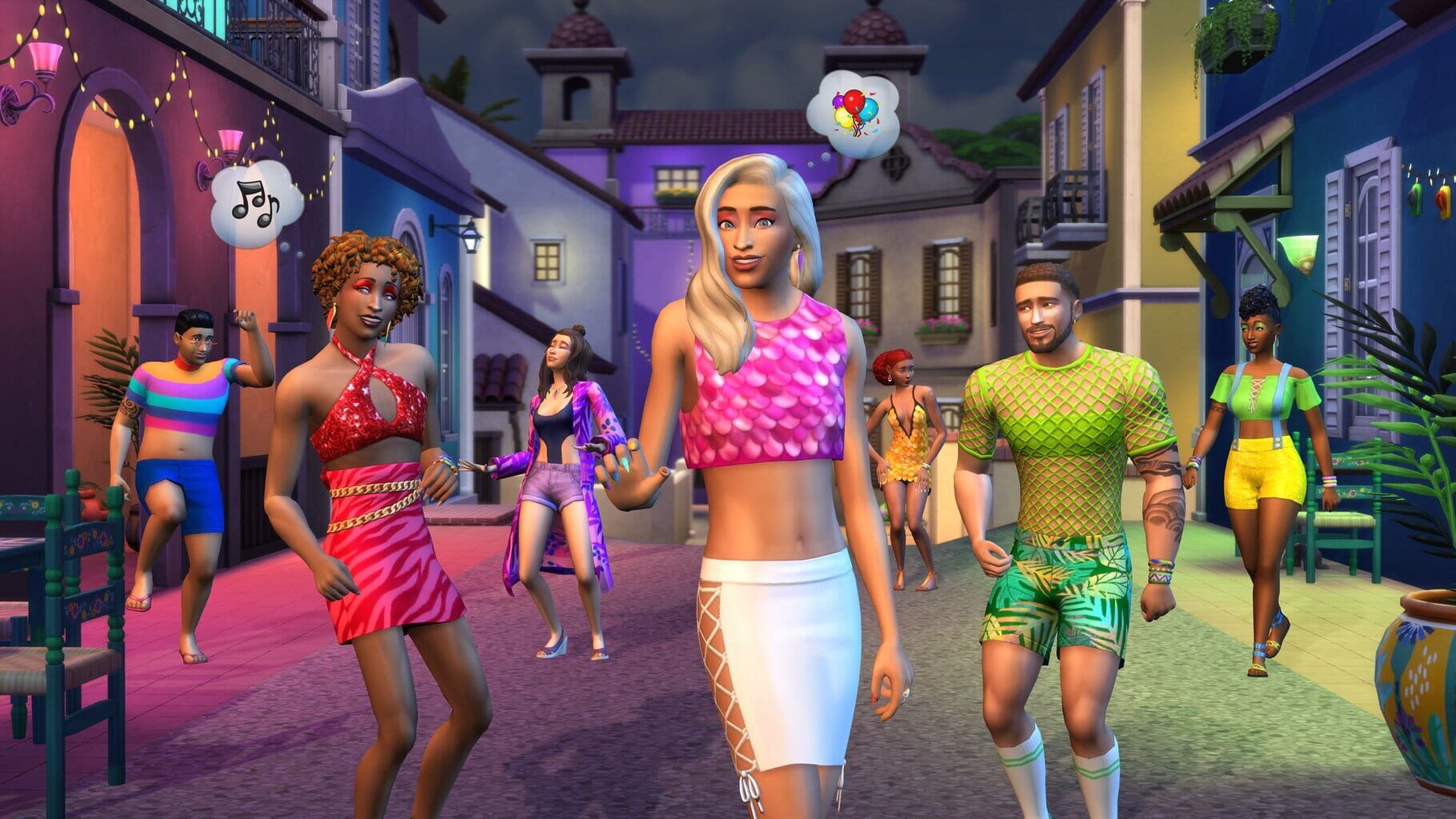 Captura de pantalla - The Sims 4: Carnaval Streetwear Kit