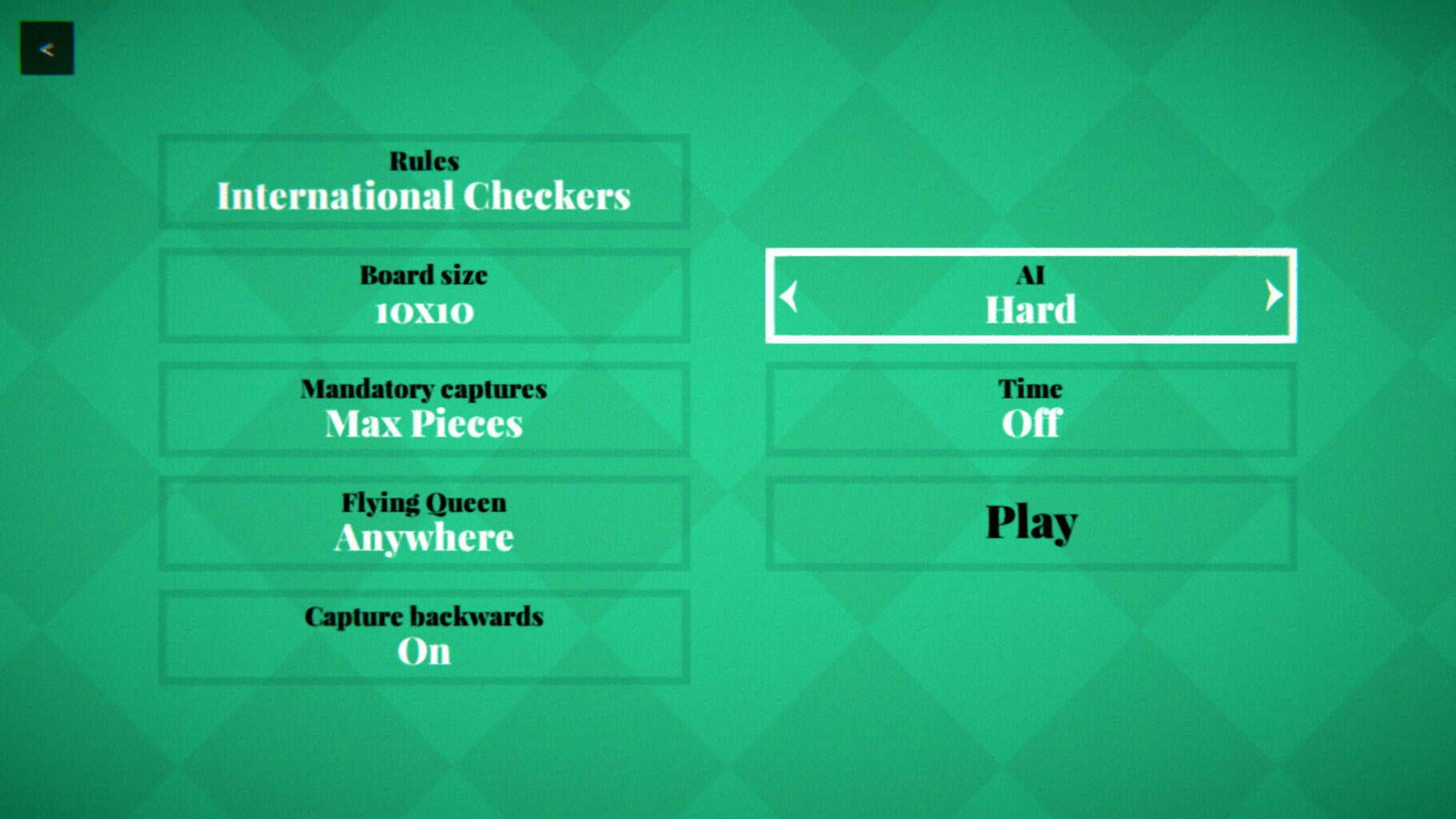 Checkers Minimal screenshot