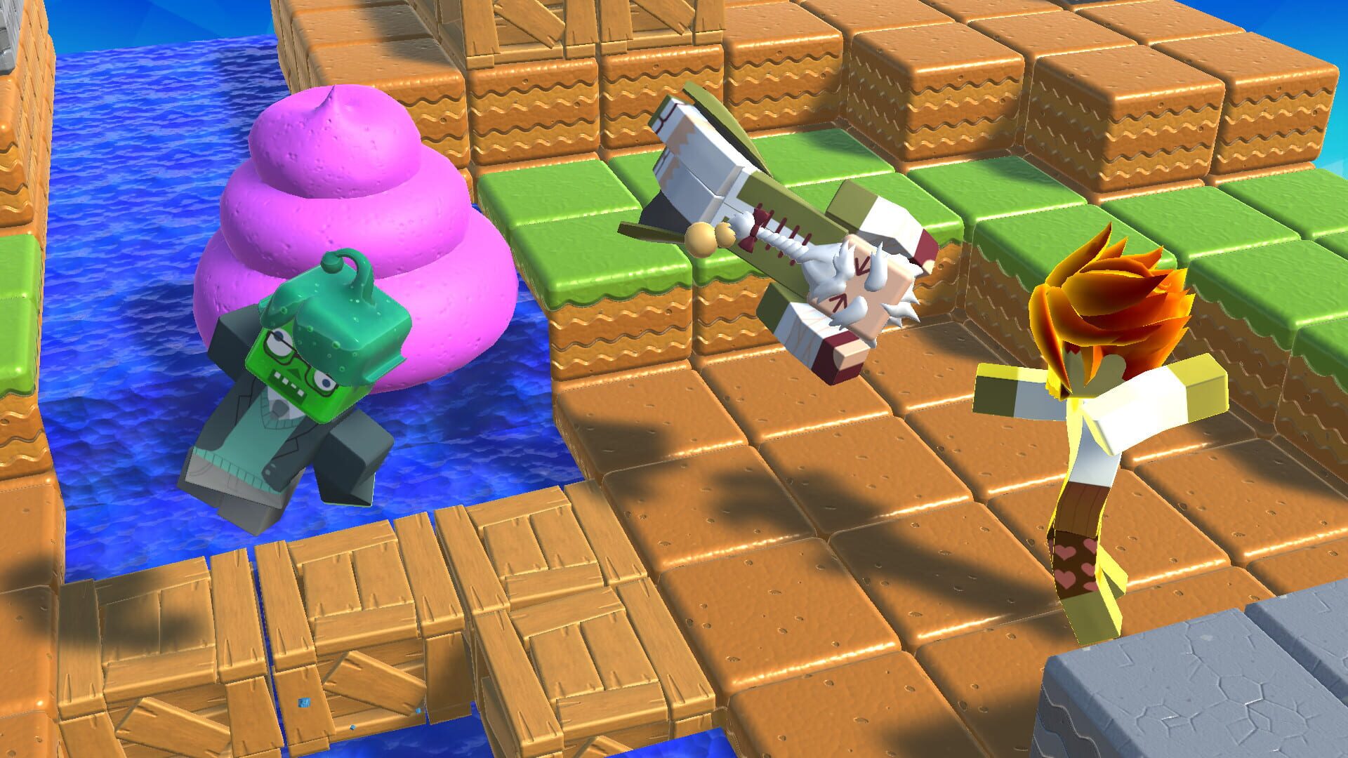 Goonya Fighter: Special Move - Fire Them Turds!! - Screenshot