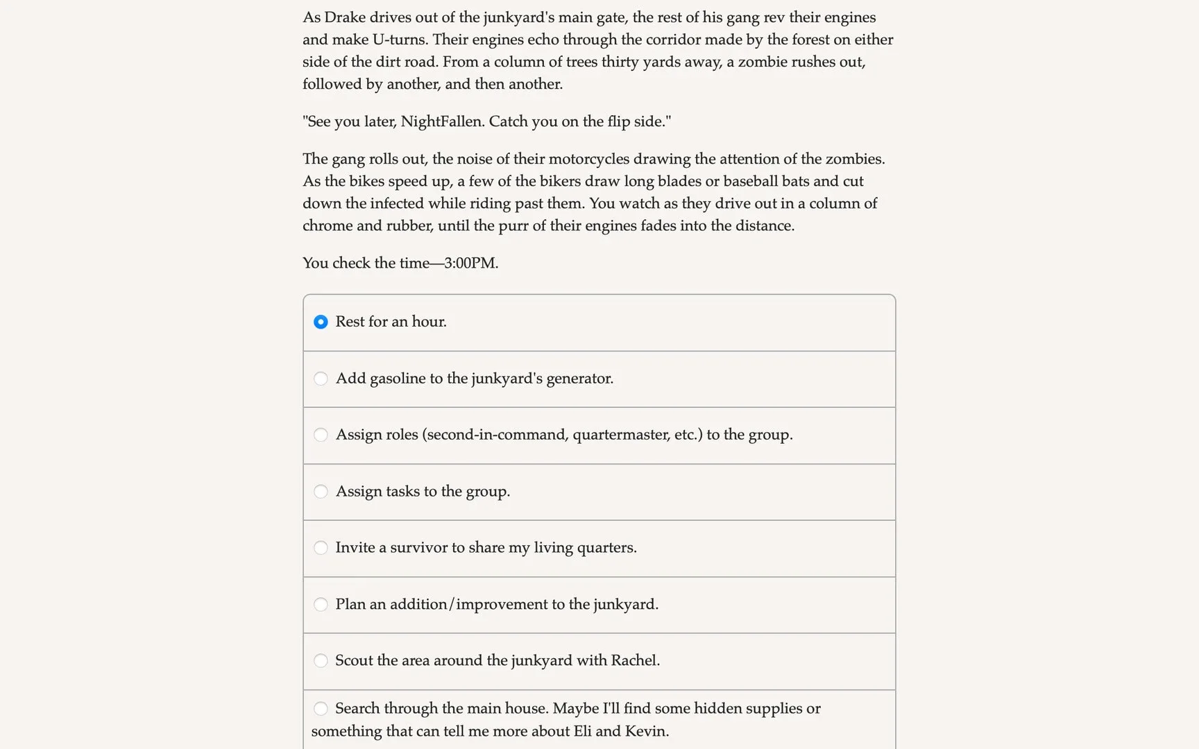 Zombie Exodus: Safe Haven - Part Three