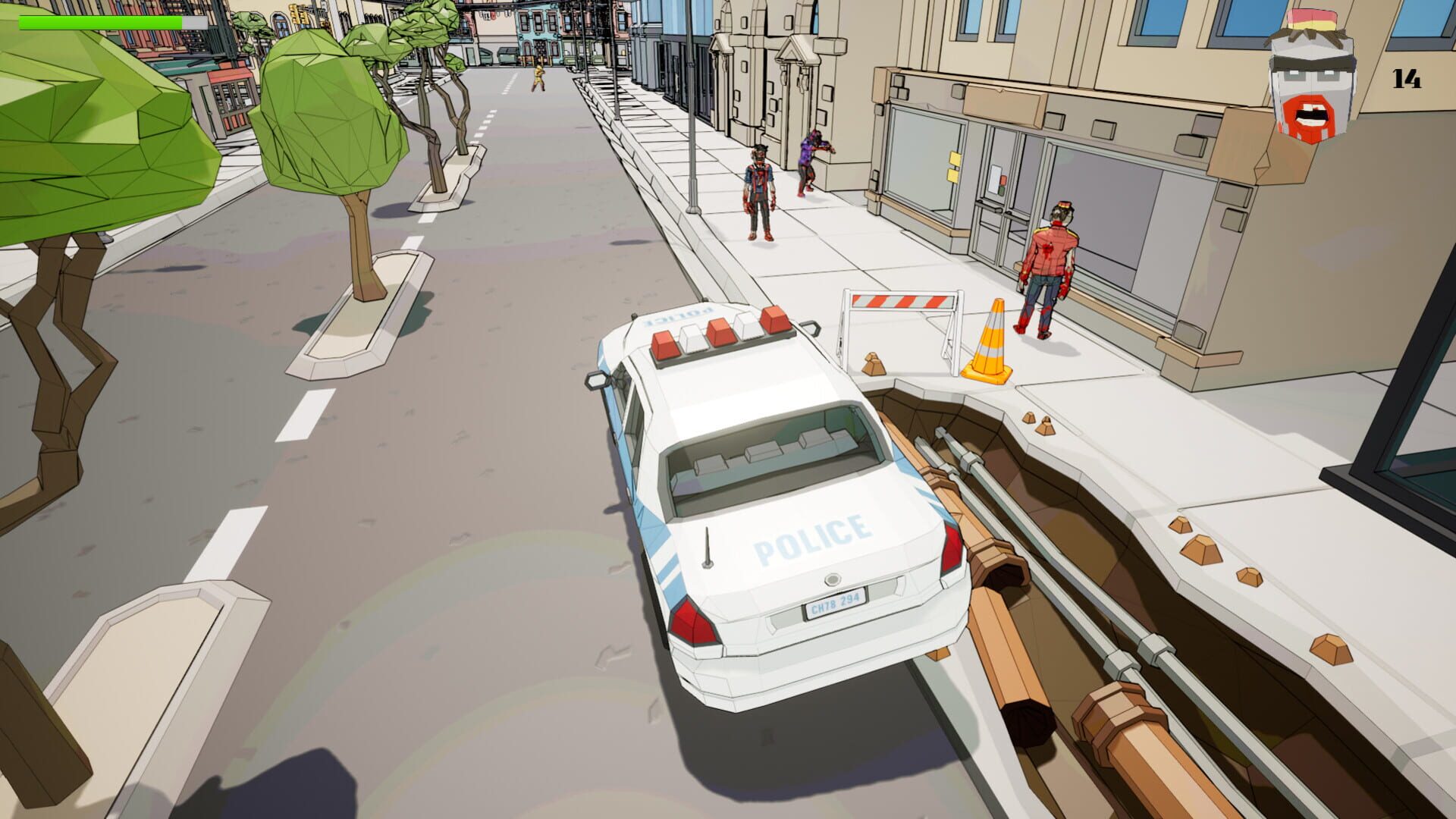 Zombie vs. Police - Screenshot