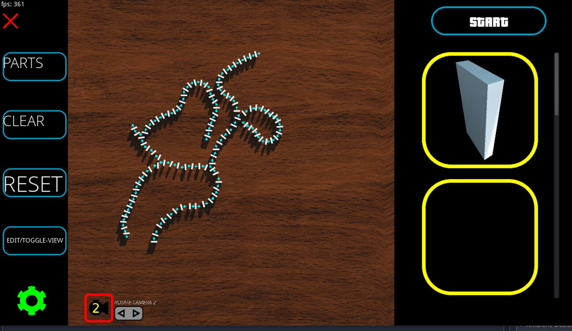 Dominoes 3D Simulator - Screenshot