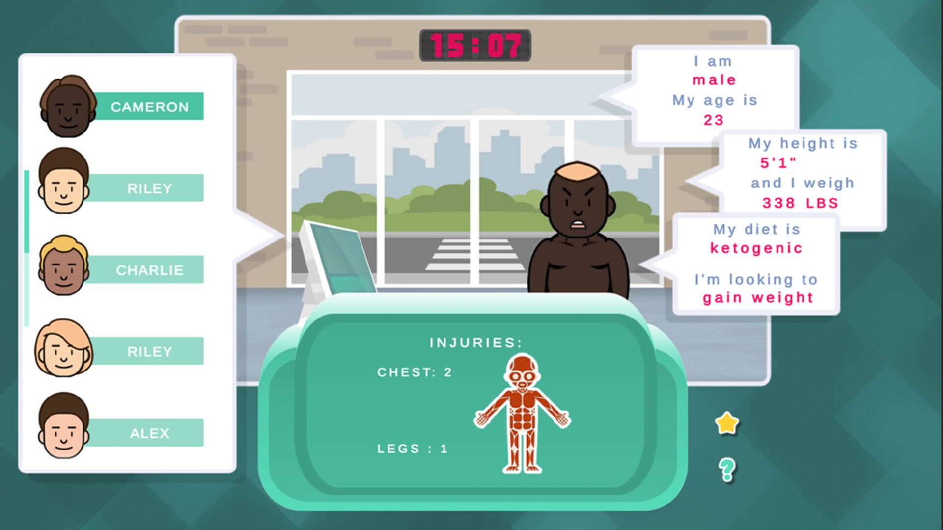 Personal Trainer Simulator - Screenshot