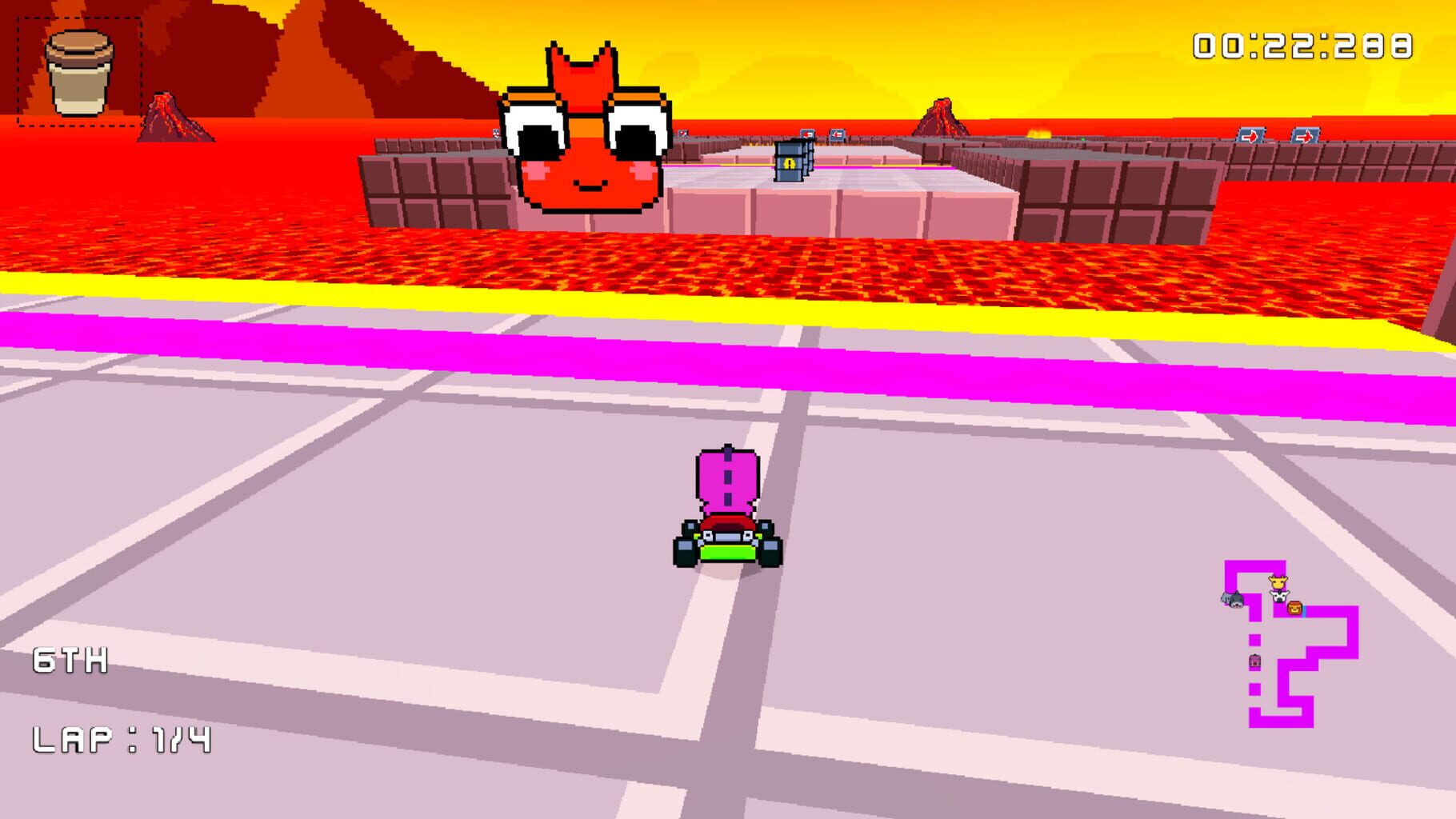 Retro Kart Rush screenshot