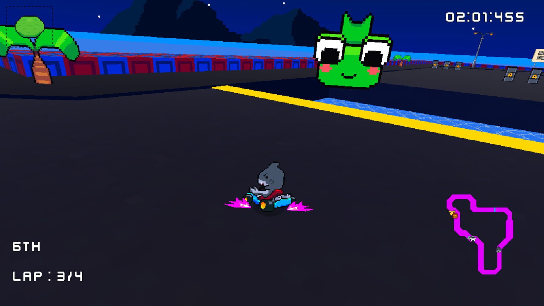 Retro Kart Rush screenshot