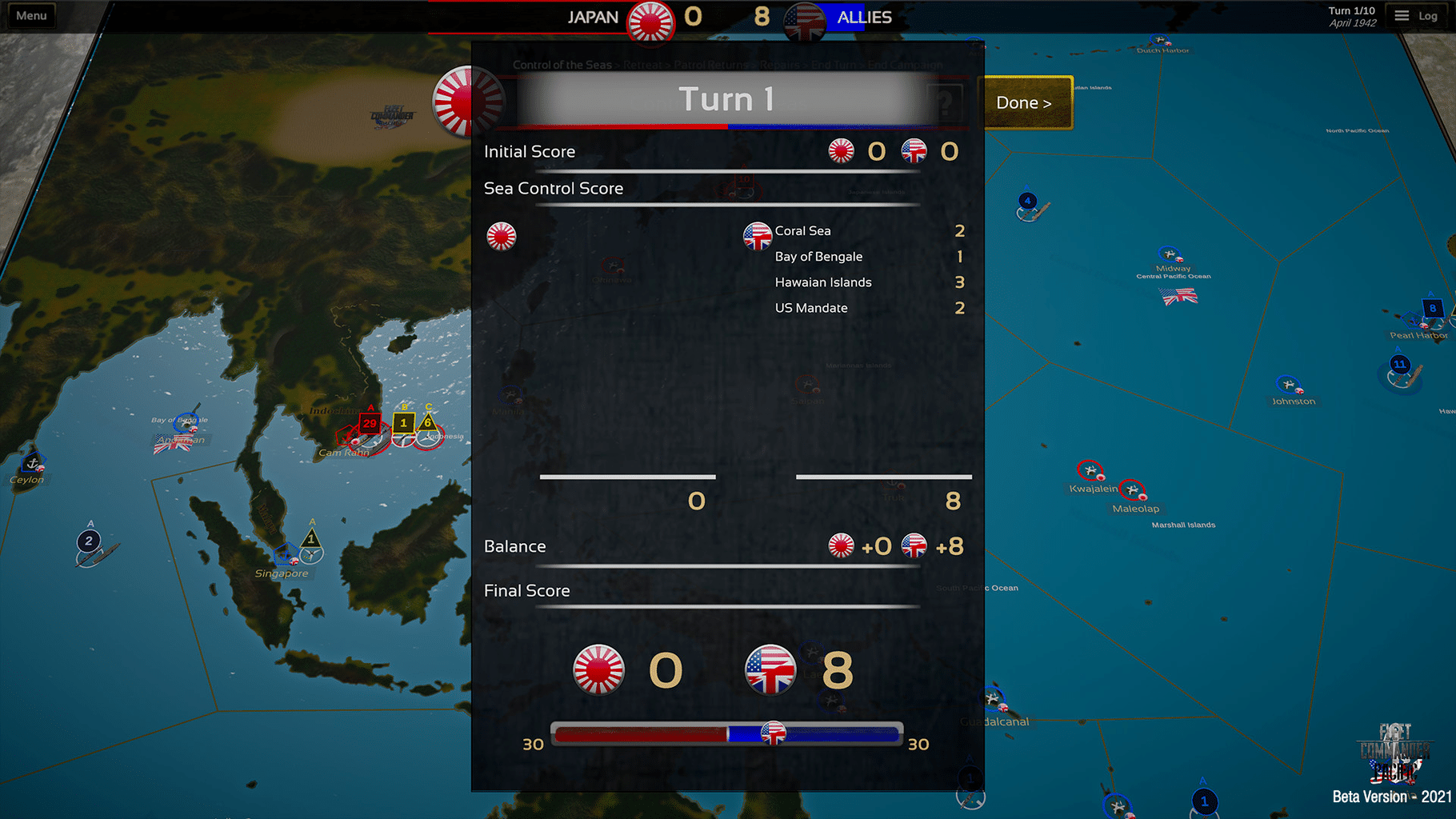 Fleet Commander: Pacific screenshot