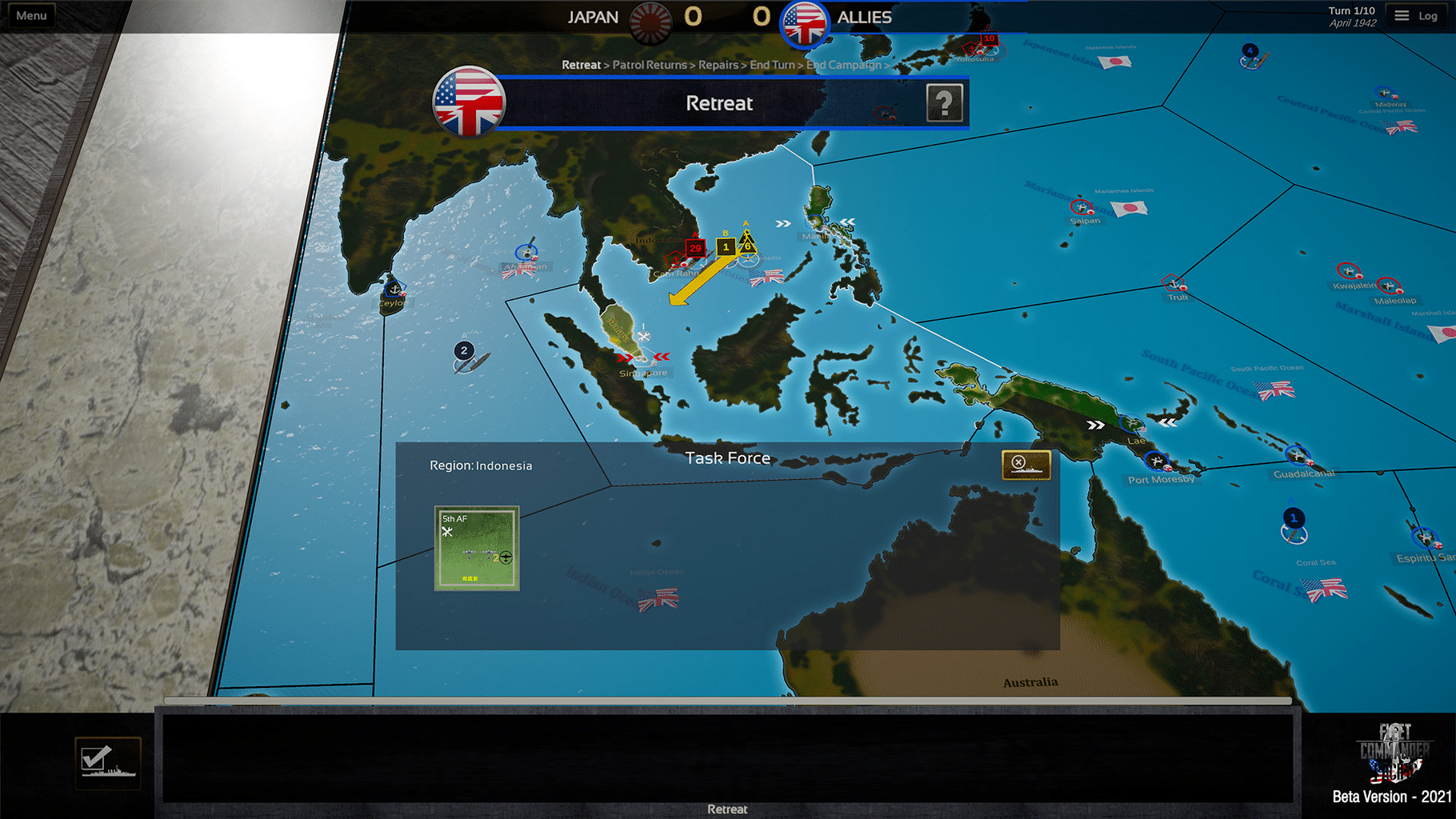 Fleet Commander: Pacific screenshot