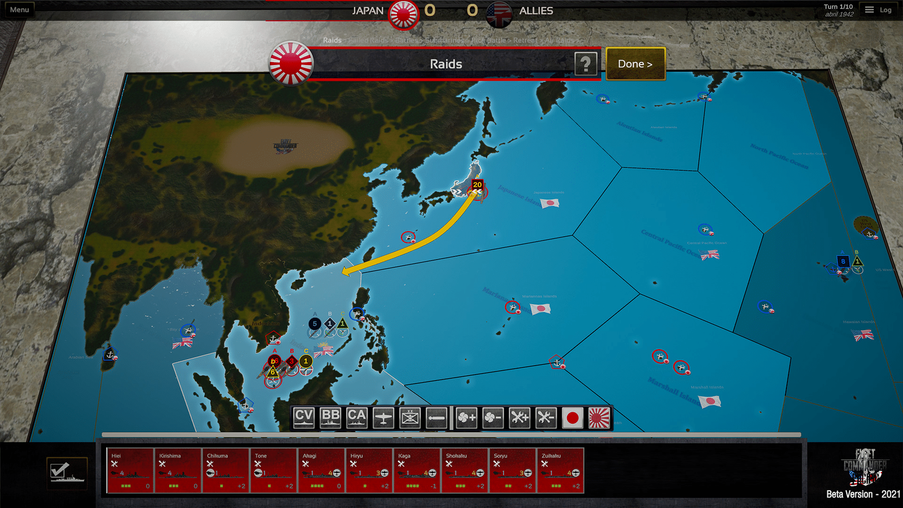 Fleet Commander: Pacific screenshot