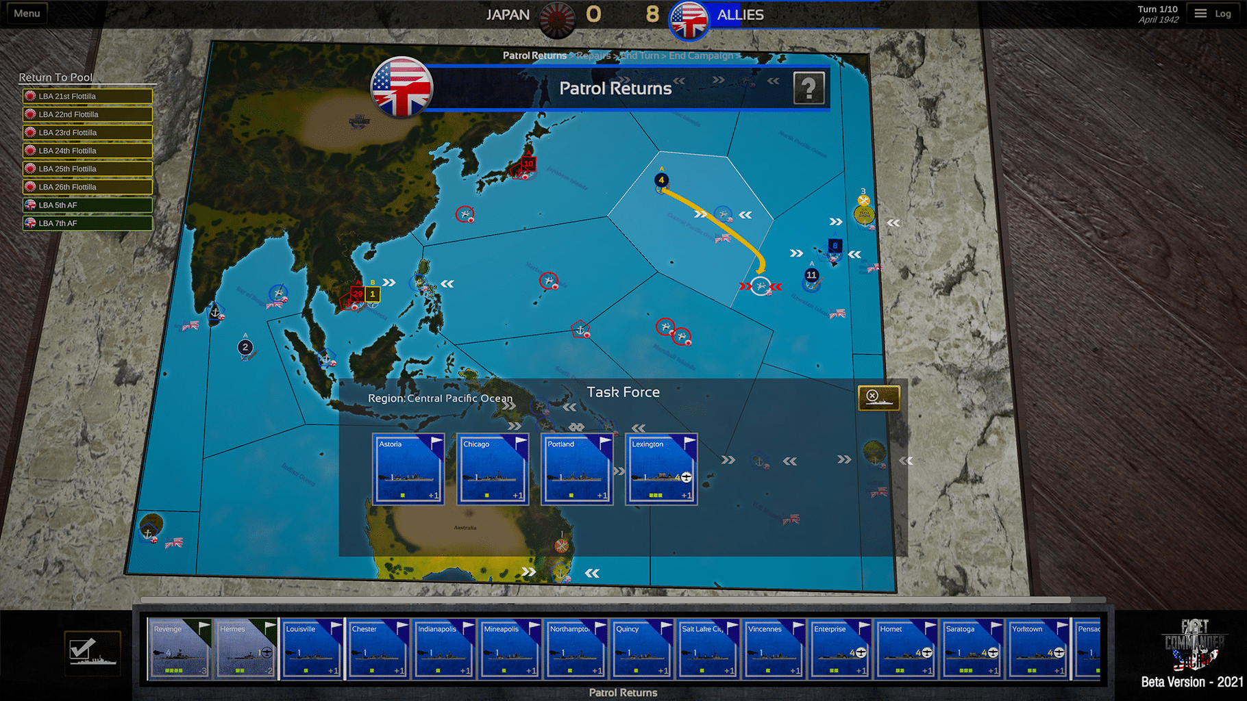 Fleet Commander: Pacific screenshot