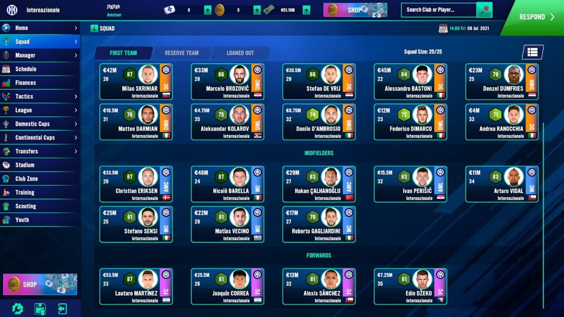 Soccer Manager 2022 - Screenshot