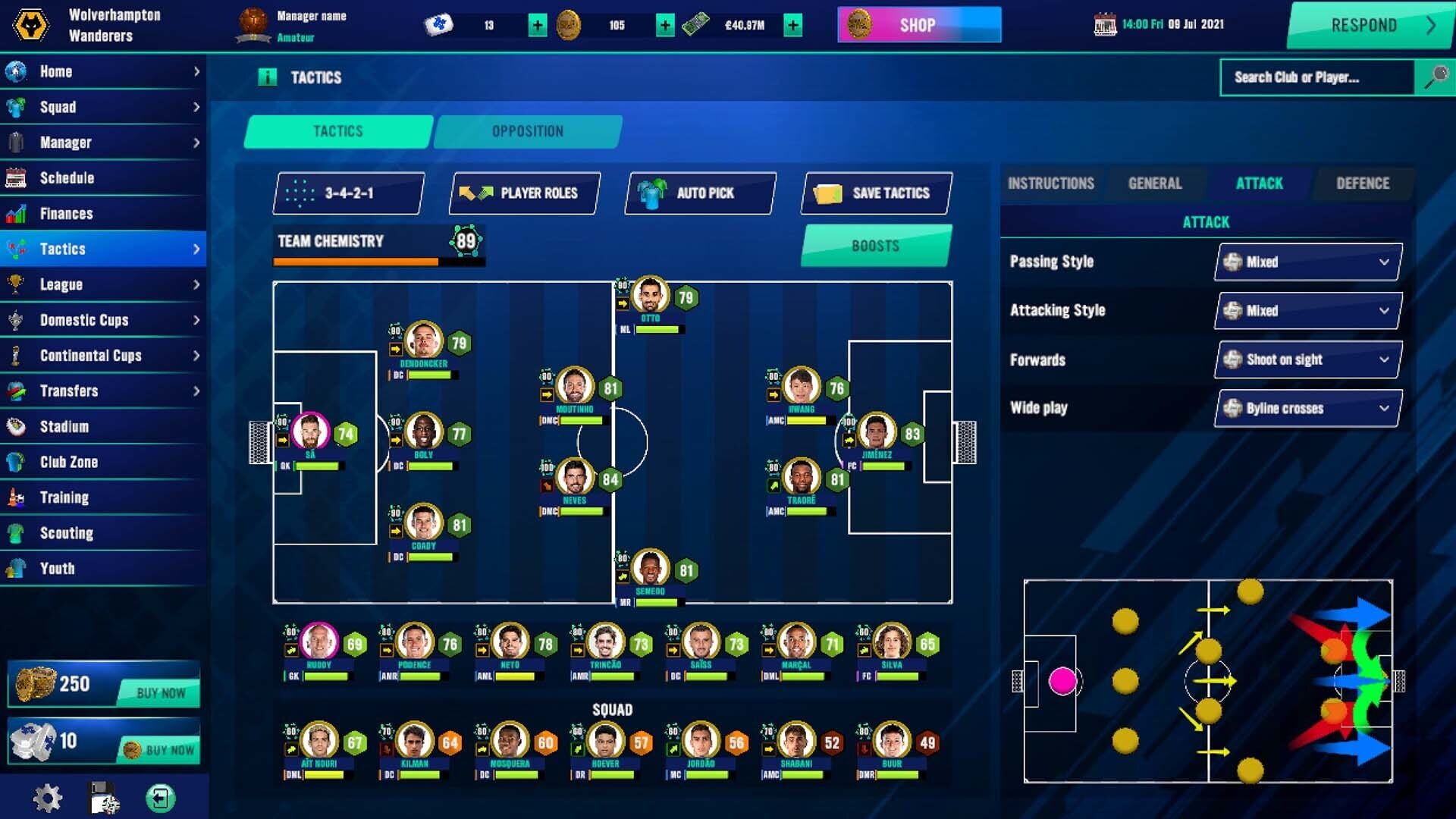 Soccer Manager 2022 - Screenshot
