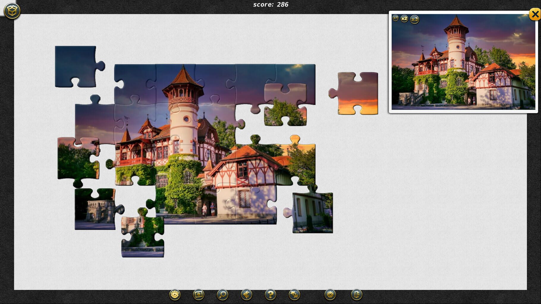 Captura de pantalla - 1001 Jigsaw Castles and Palaces 2