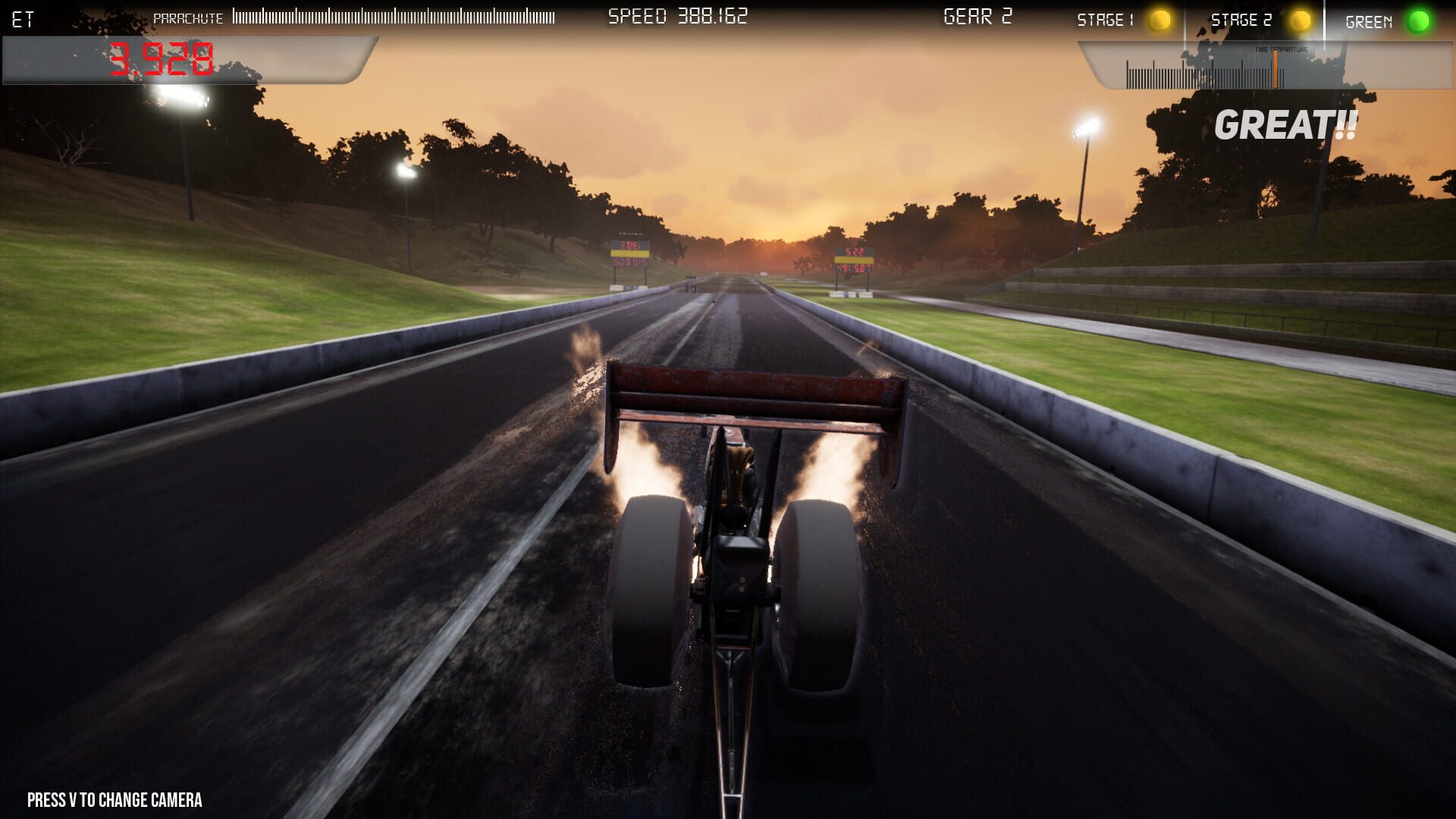 Drag Battle Top Fuel - Screenshot