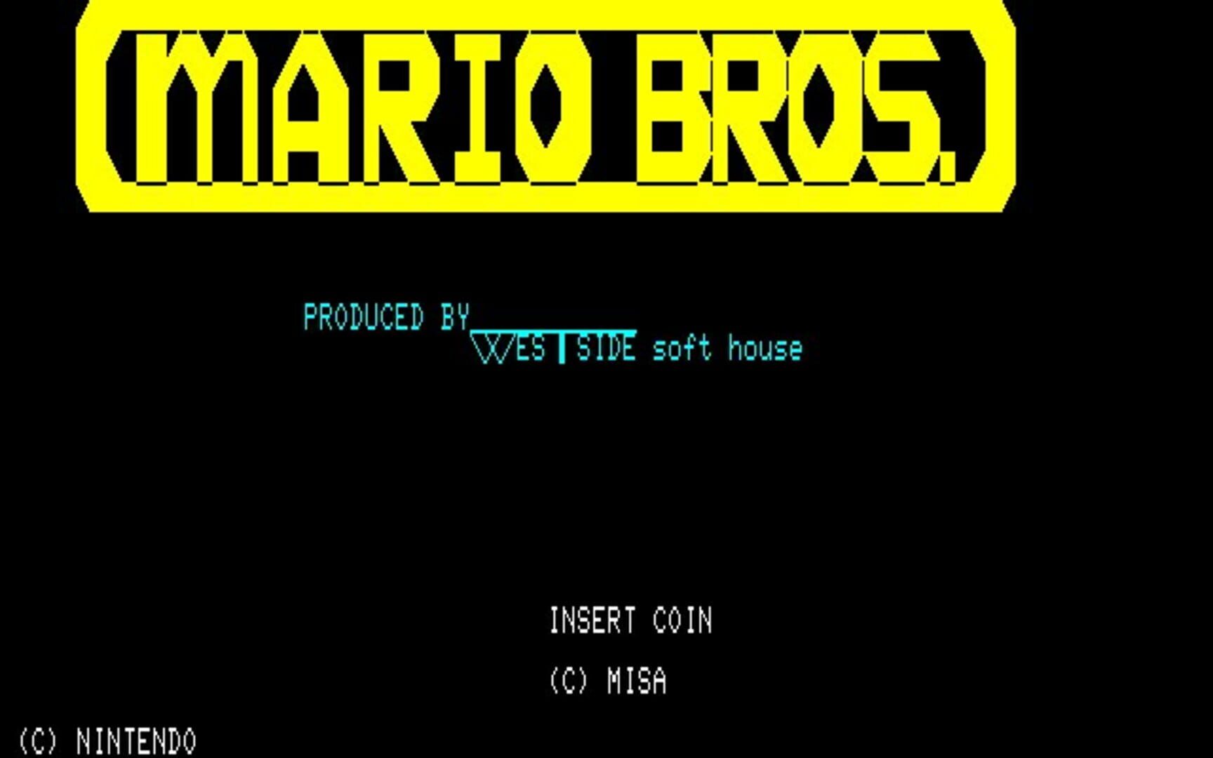 Captura de pantalla - Mario Bros.