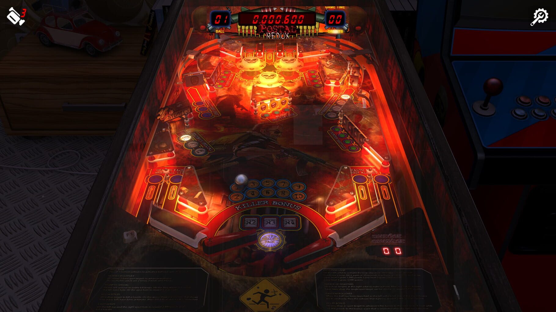 Captura de pantalla - Zaccaria Pinball: Postal Redux Pinball Pack