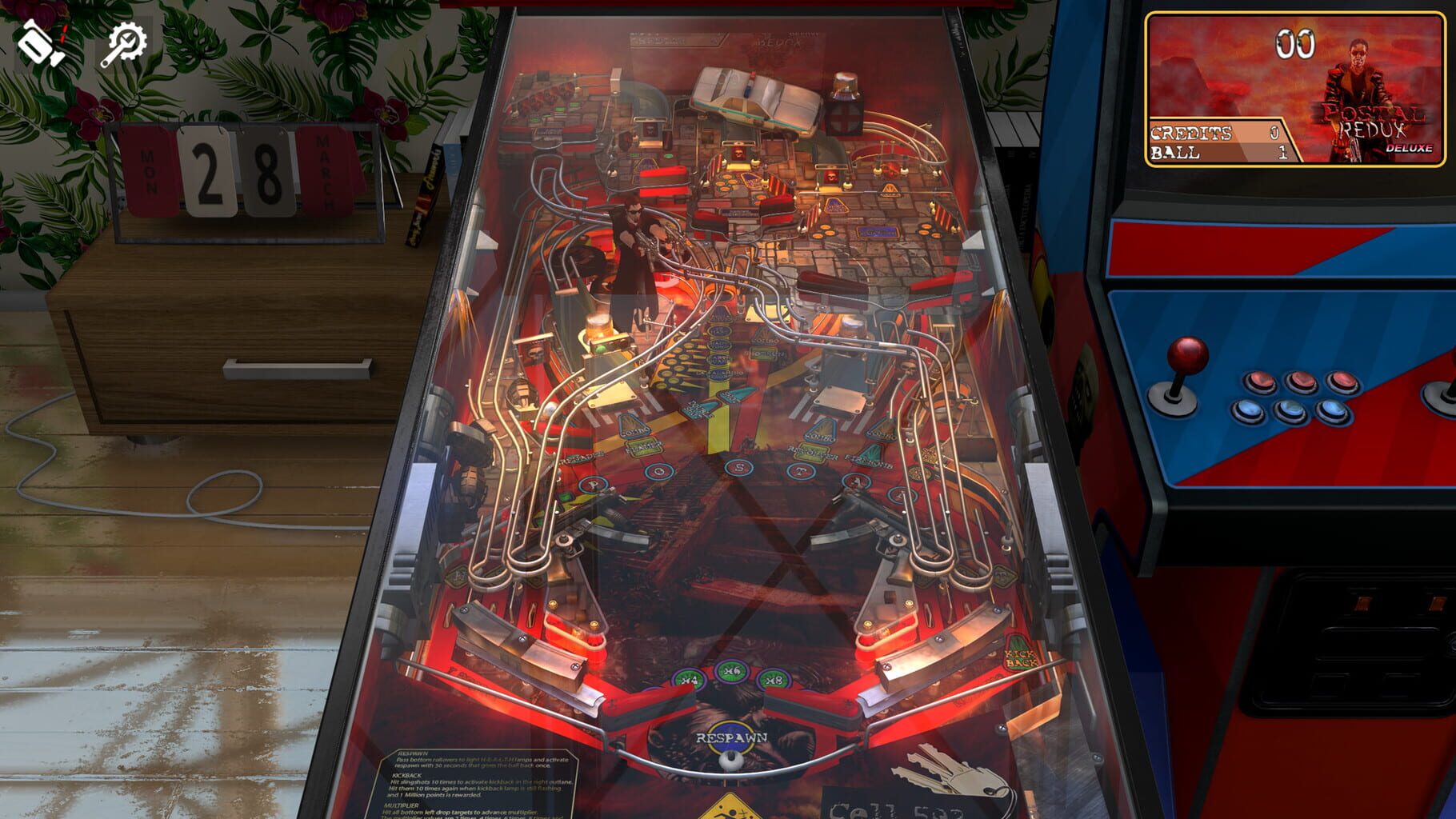 Captura de pantalla - Zaccaria Pinball: Postal Redux Pinball Pack