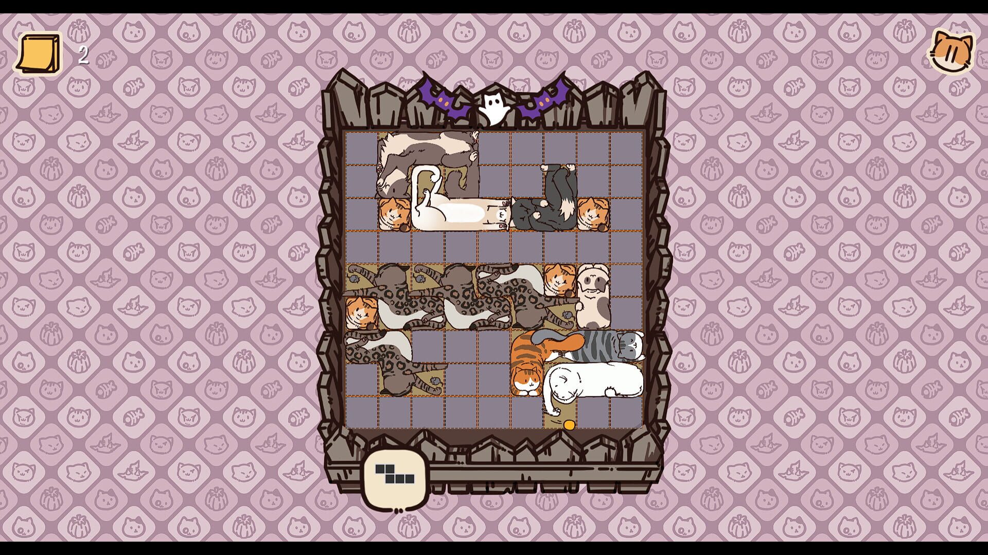 Box Cats Puzzle: Halloween - Screenshot