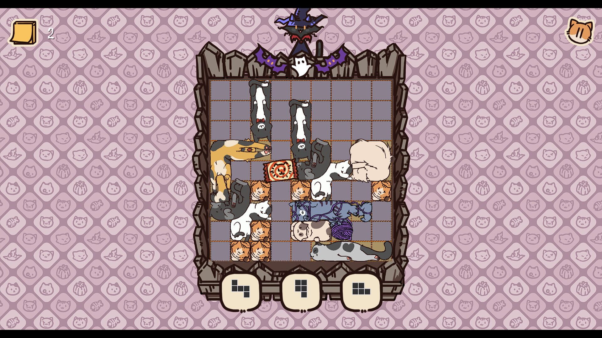 Box Cats Puzzle: Halloween - Screenshot