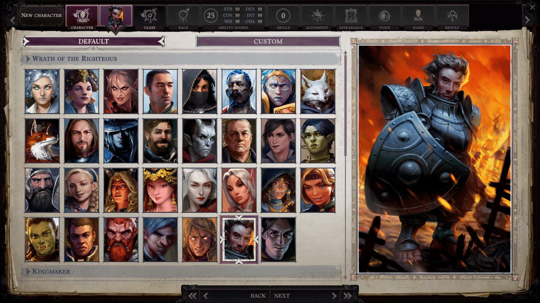 Pathfinder: Wrath of the Righteous - Faces of War screenshot