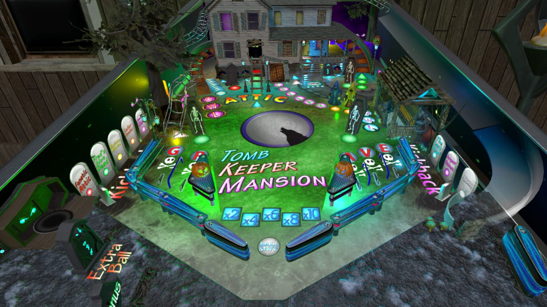 Tomb Keeper Mansion Deluxe Pinball - Screenshot