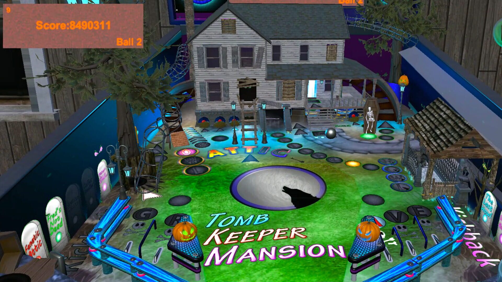 Tomb Keeper Mansion Deluxe Pinball - Screenshot