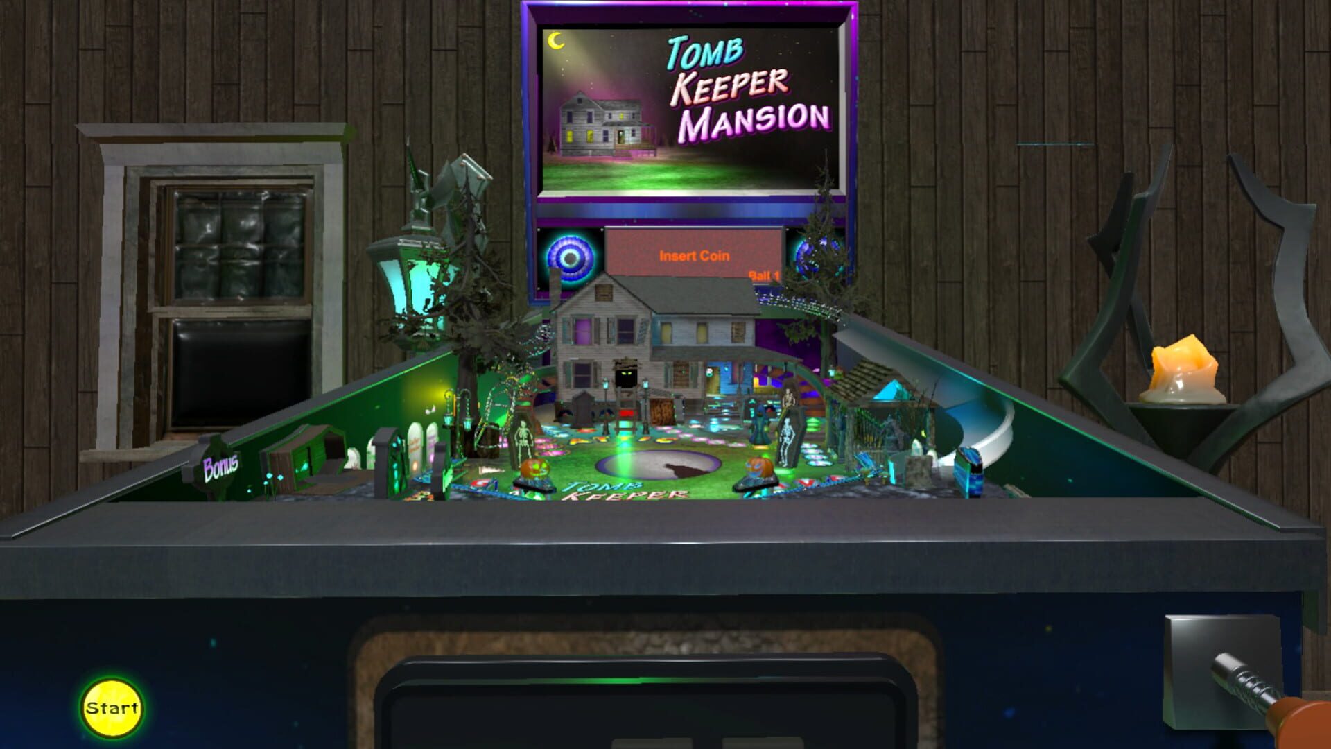 Tomb Keeper Mansion Deluxe Pinball - Screenshot