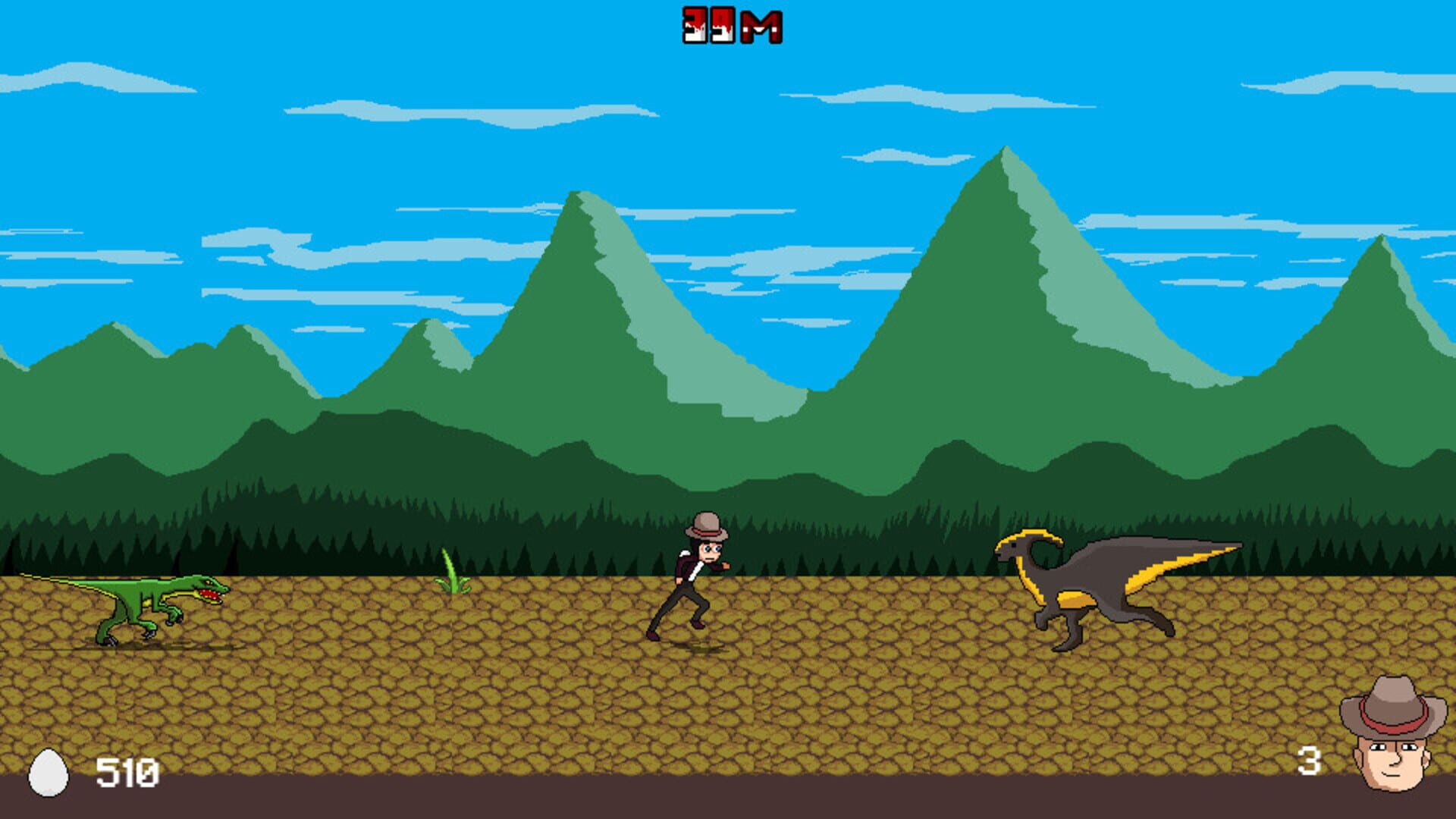Dinosaur Race - Screenshot