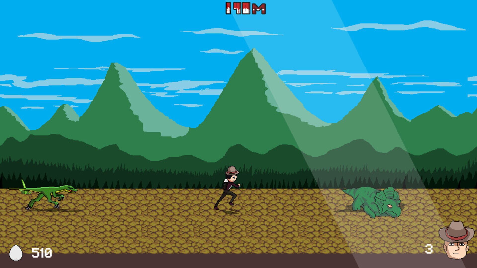 Dinosaur Race - Screenshot