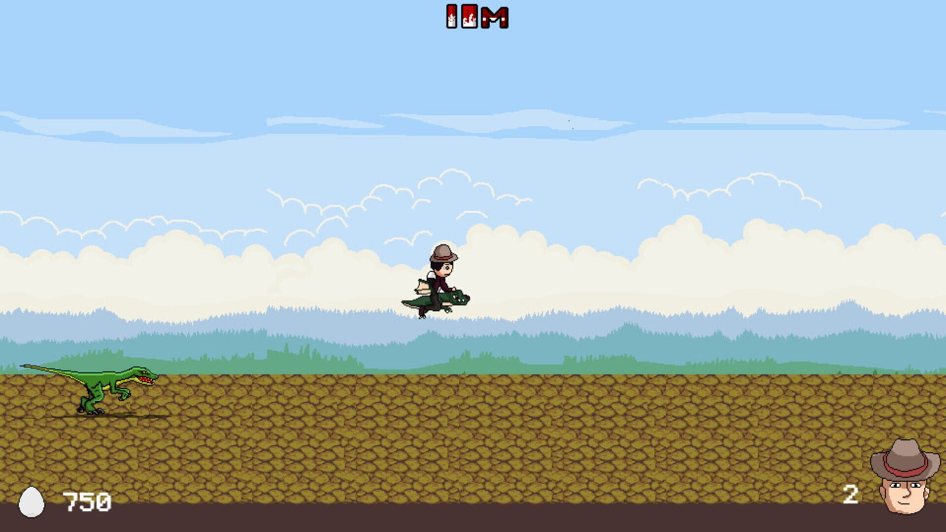 Dinosaur Race - Screenshot