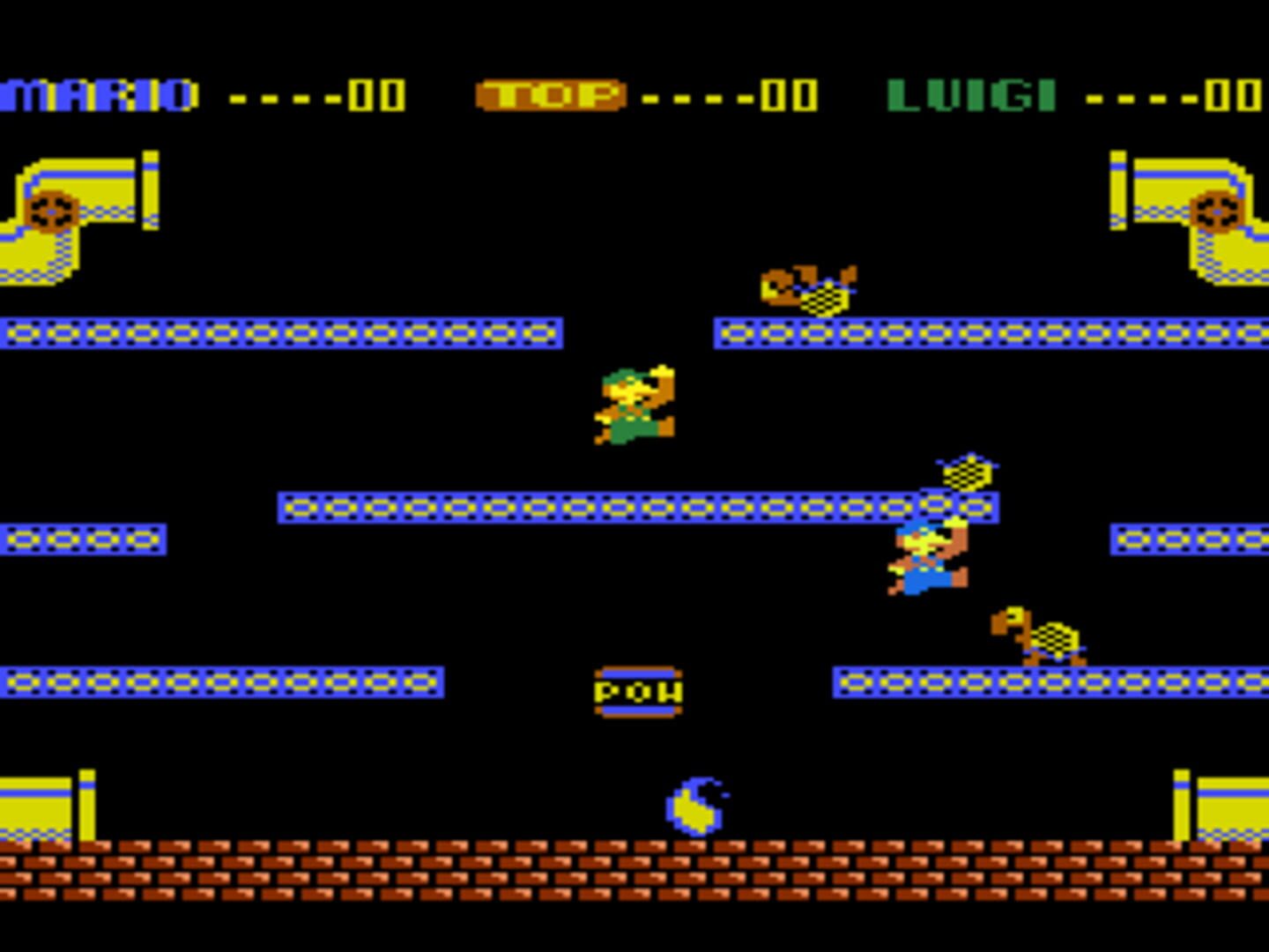 Captura de pantalla - Mario Bros.