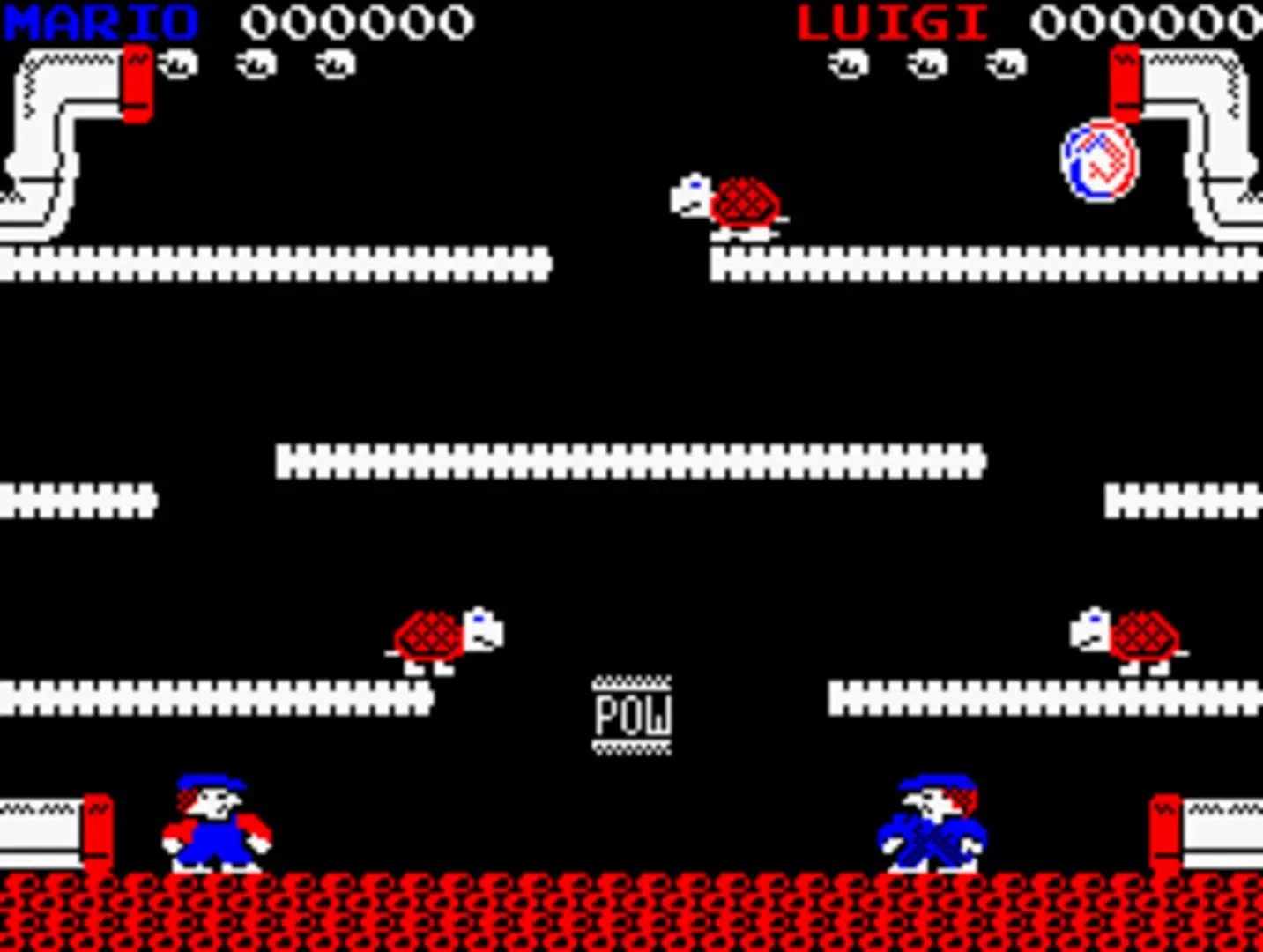 Captura de pantalla - Mario Bros.