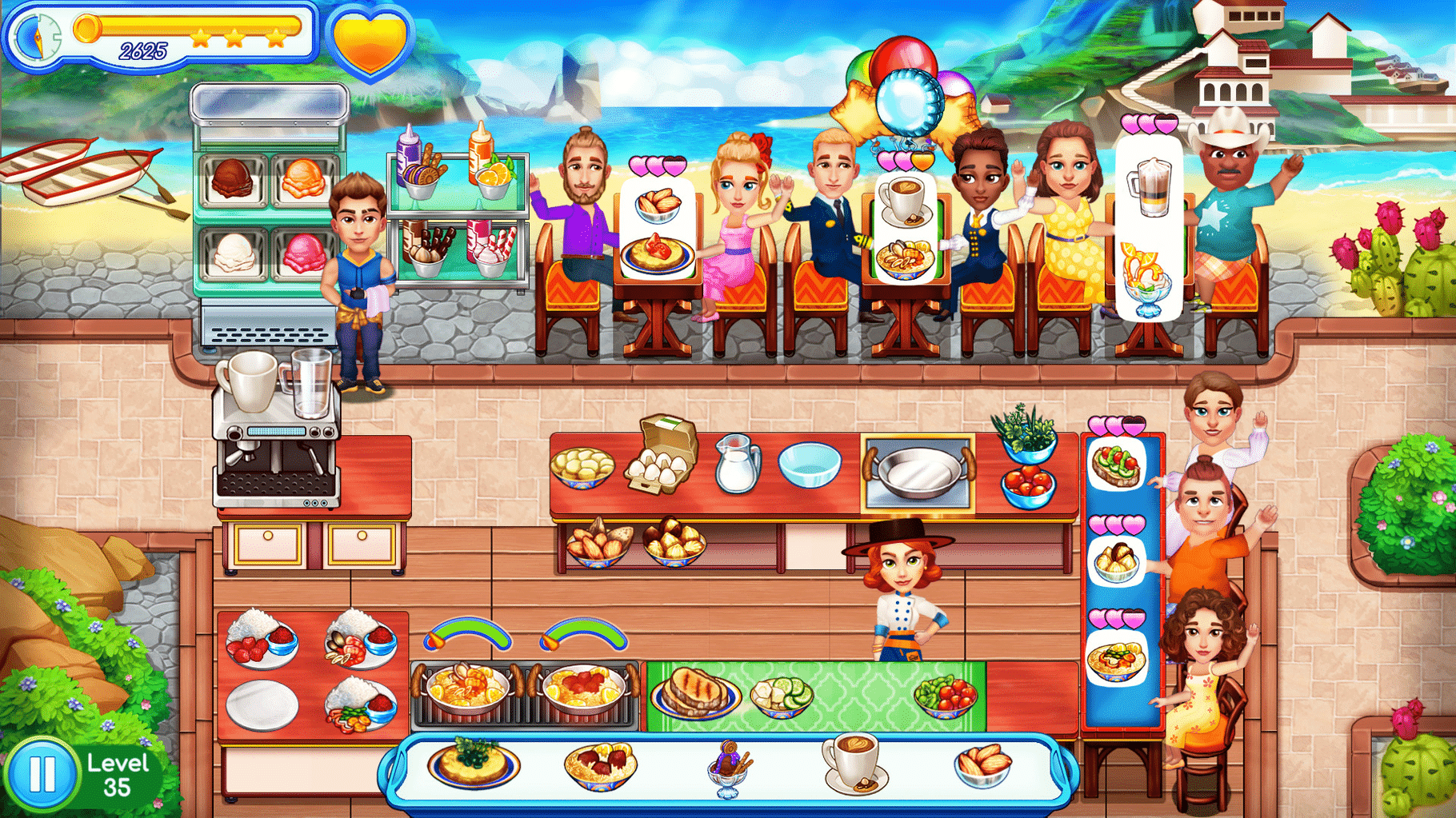 Claire's Cruisin' Cafe: High Seas Cuisine screenshot