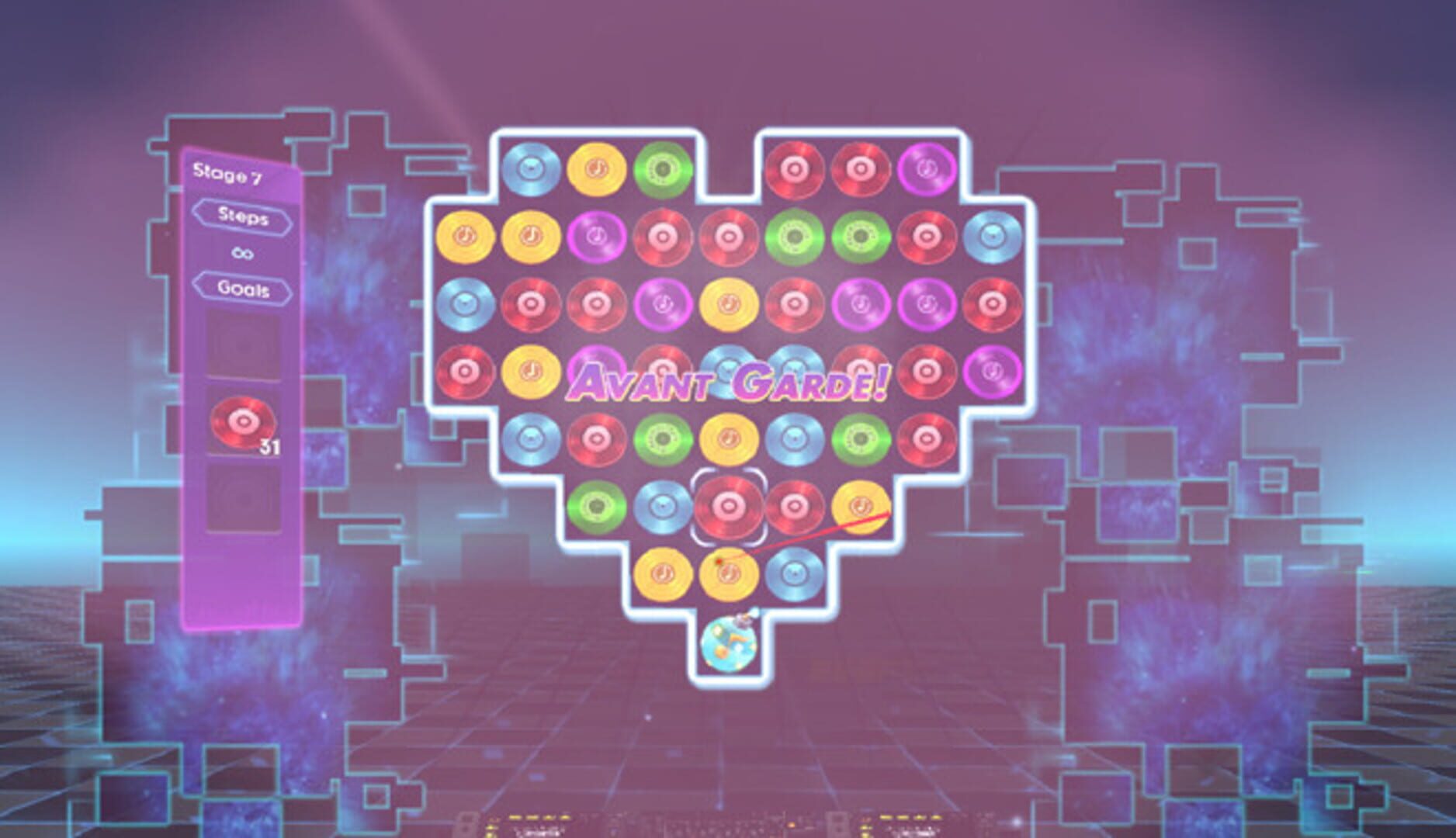 EDM Storm: Match 3 VR - Screenshot