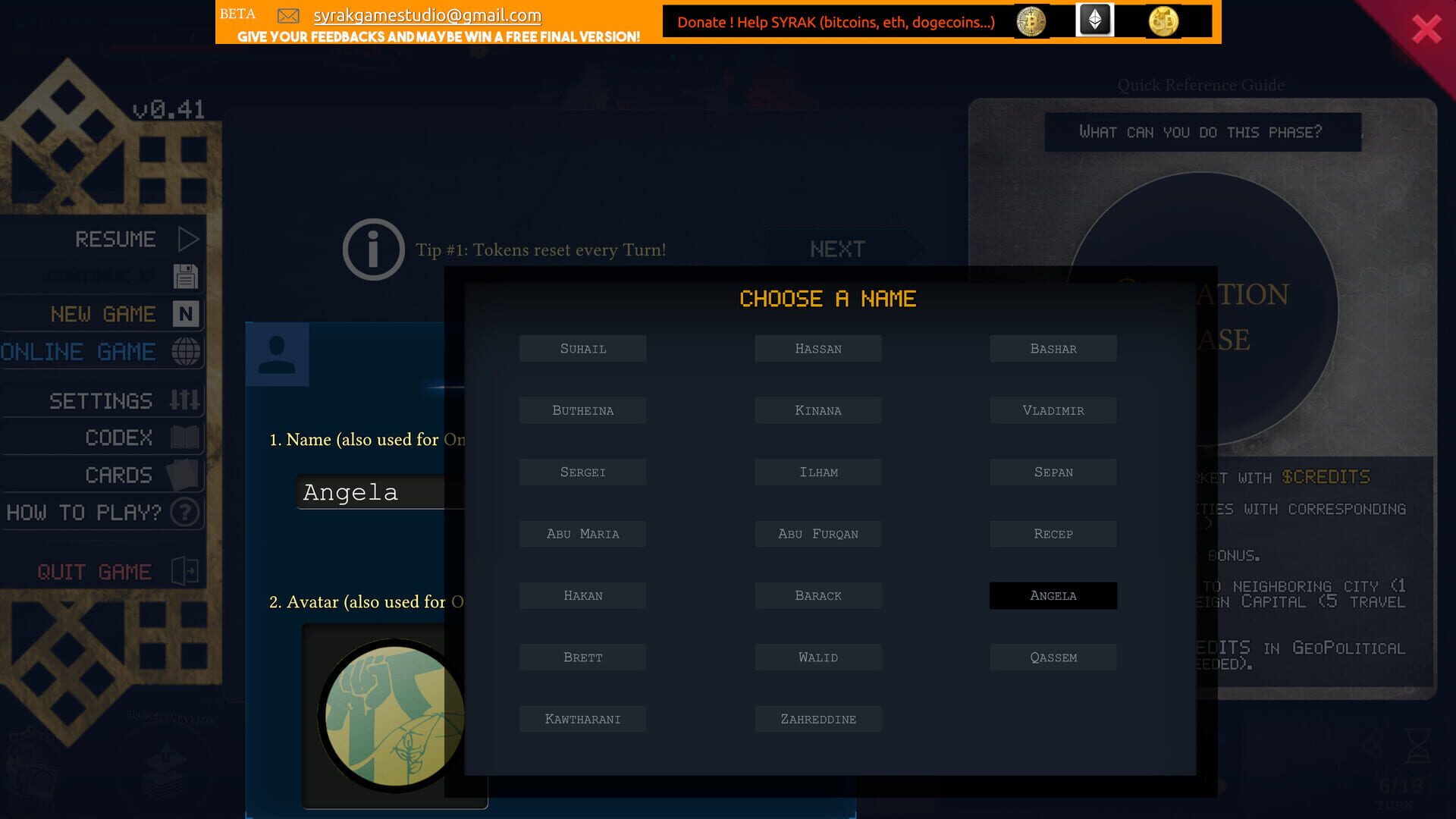 Syrak: the War in the Middle-East - Screenshot
