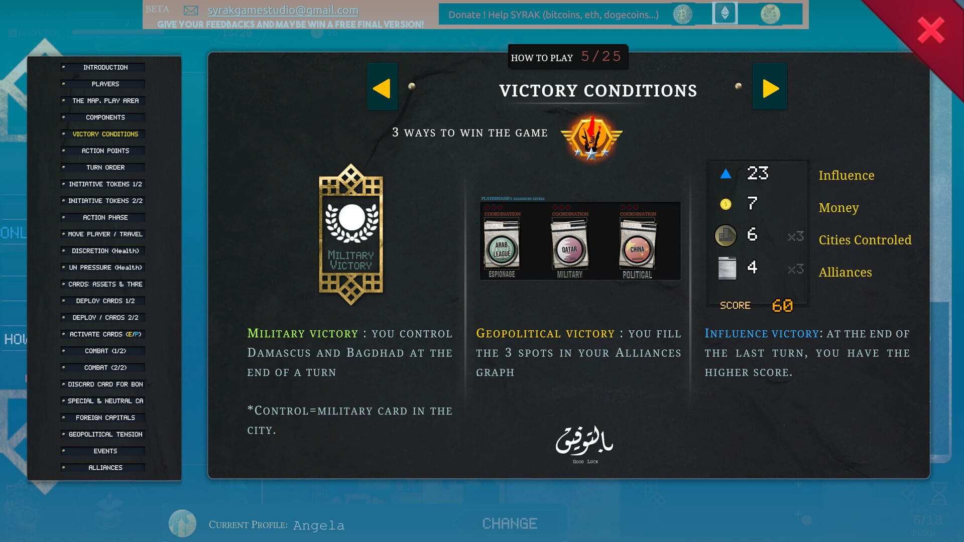 Syrak: the War in the Middle-East - Screenshot