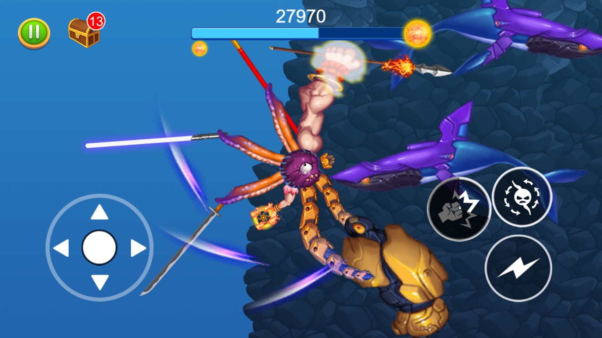Unruly Octopus - Screenshot