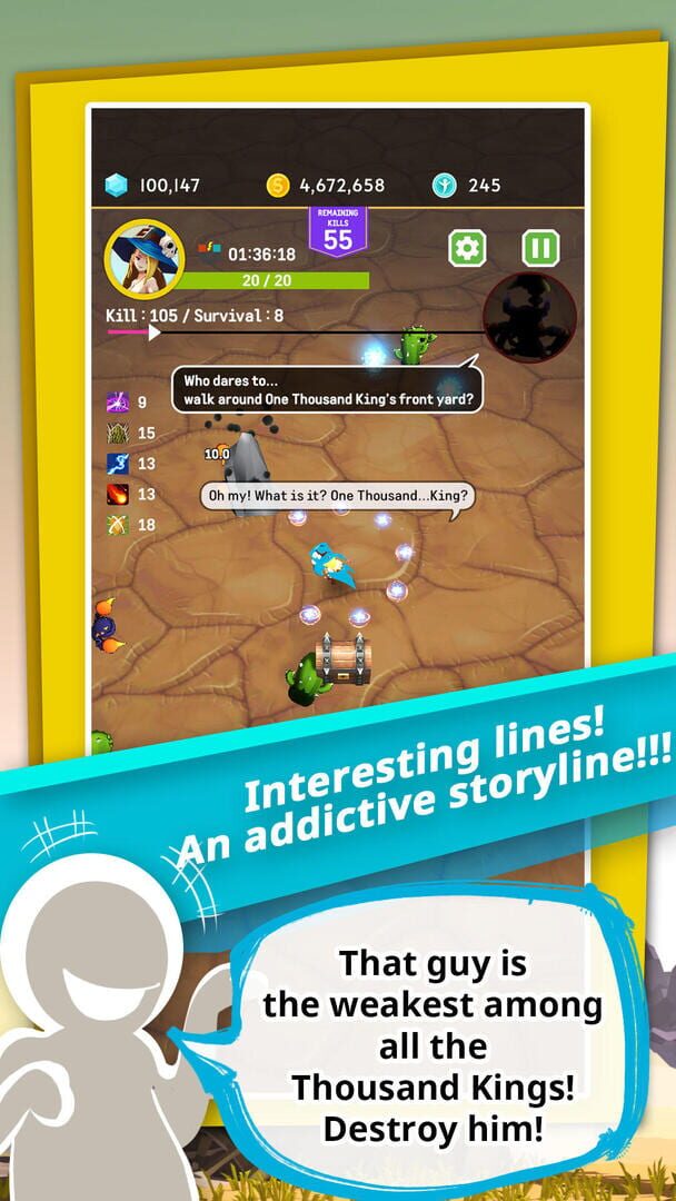 Magical girl story - Screenshot