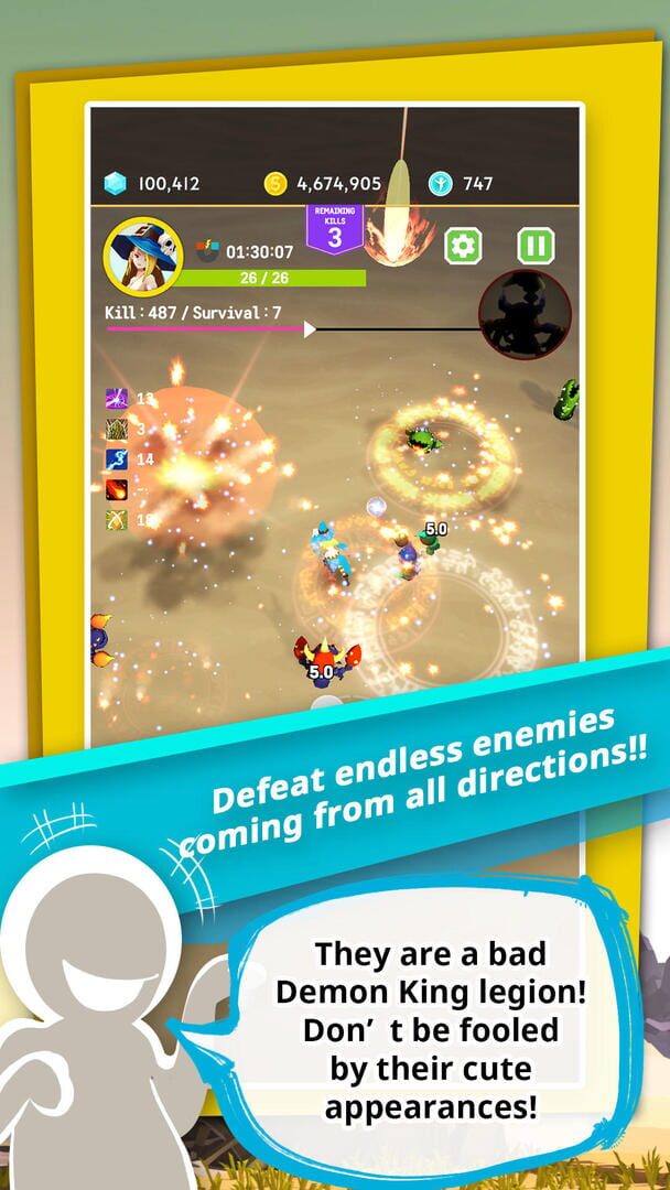 Magical girl story - Screenshot