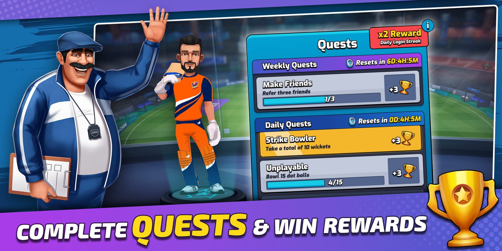All Star Cricket 2 - Screenshot