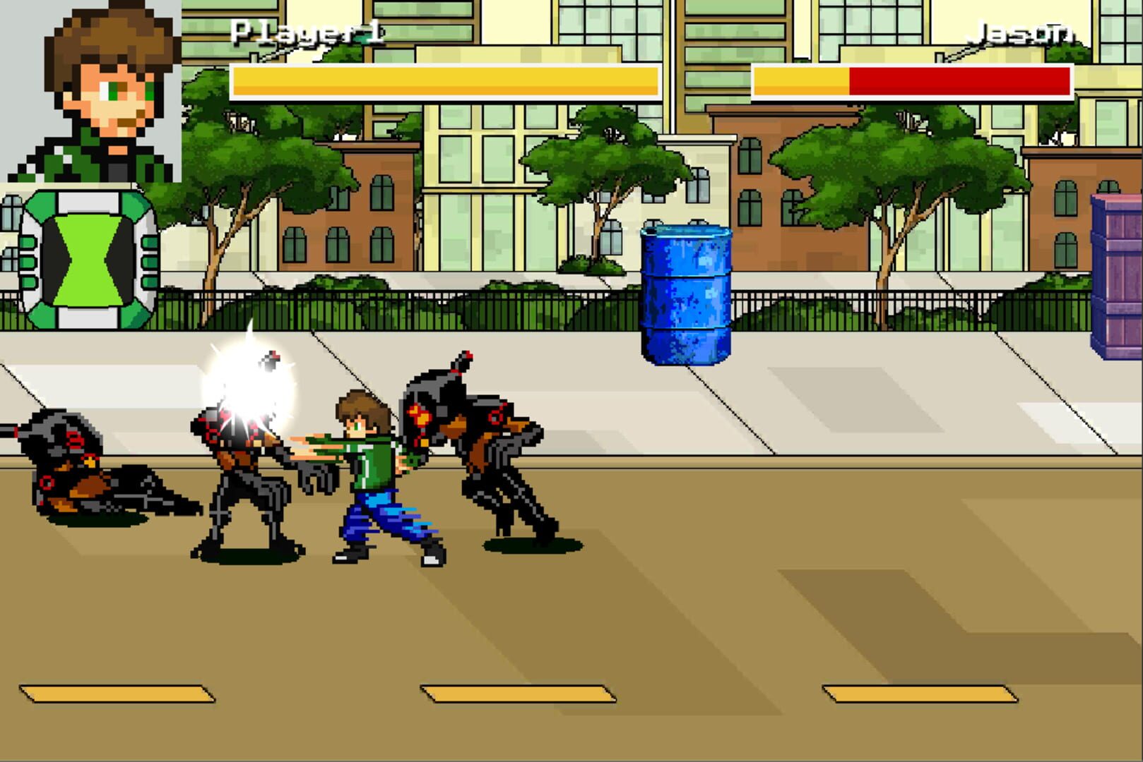 Ben Pixel 10: Raging Fist - Screenshot