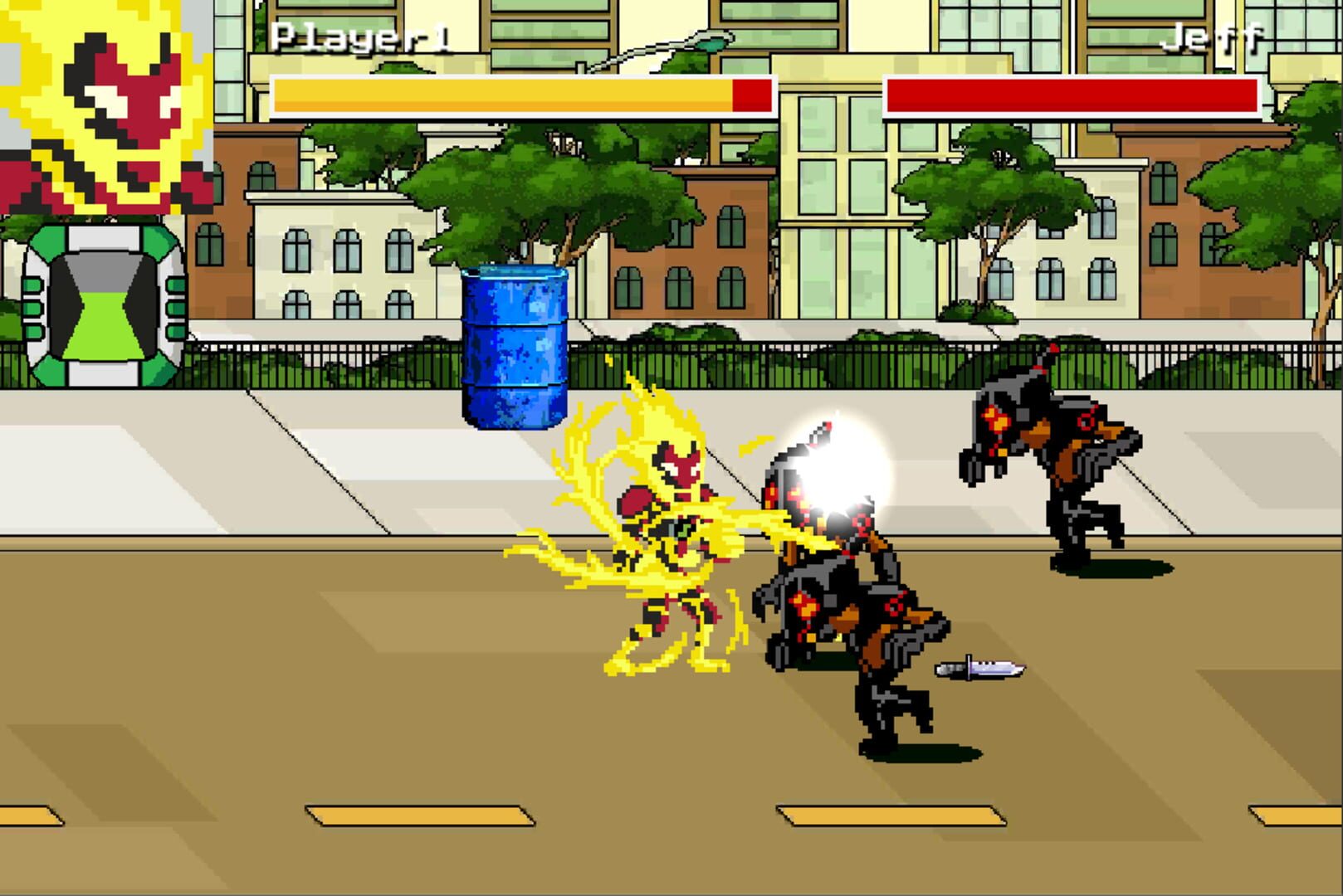 Ben Pixel 10: Raging Fist - Screenshot