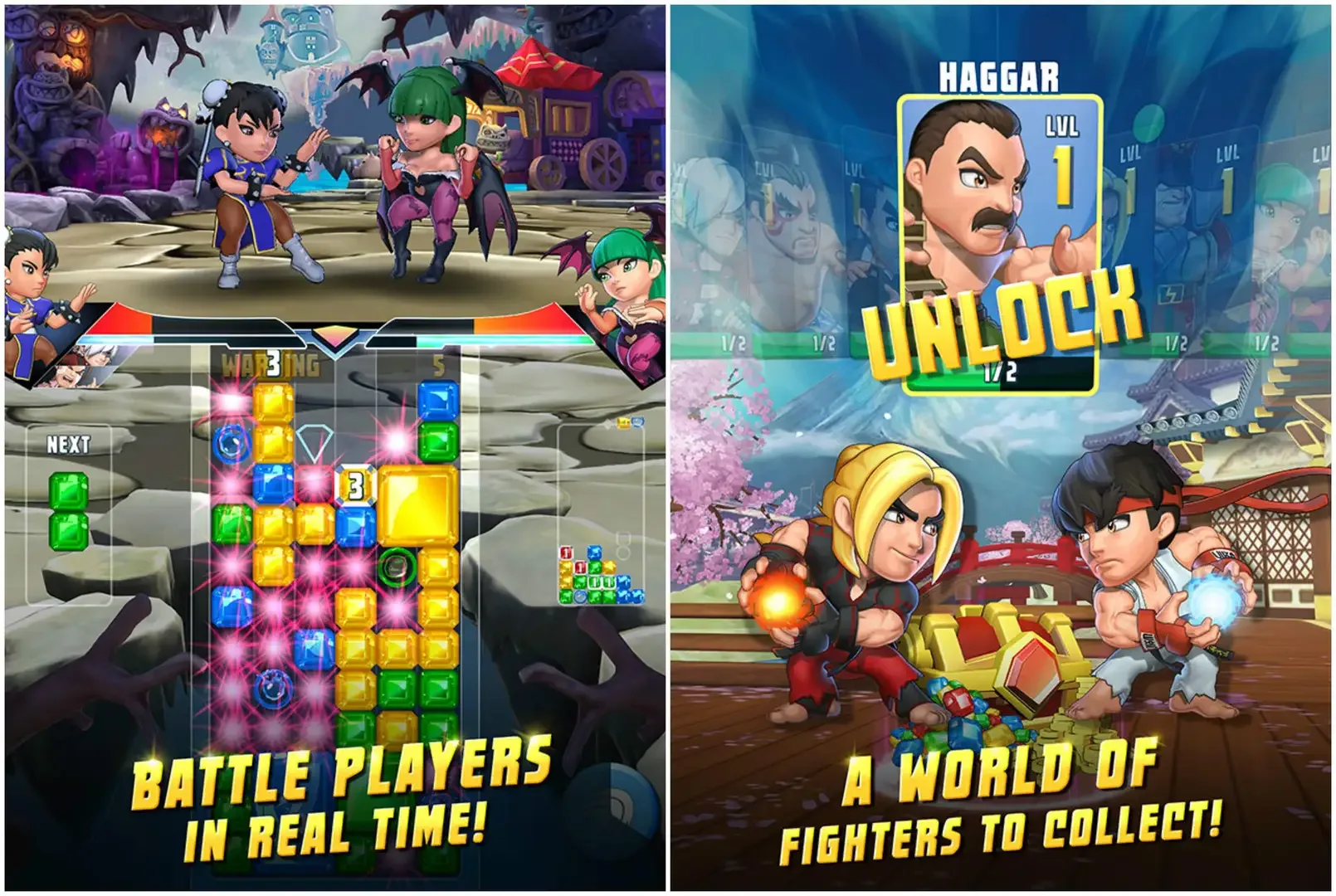 Captura de pantalla - Puzzle Fighter