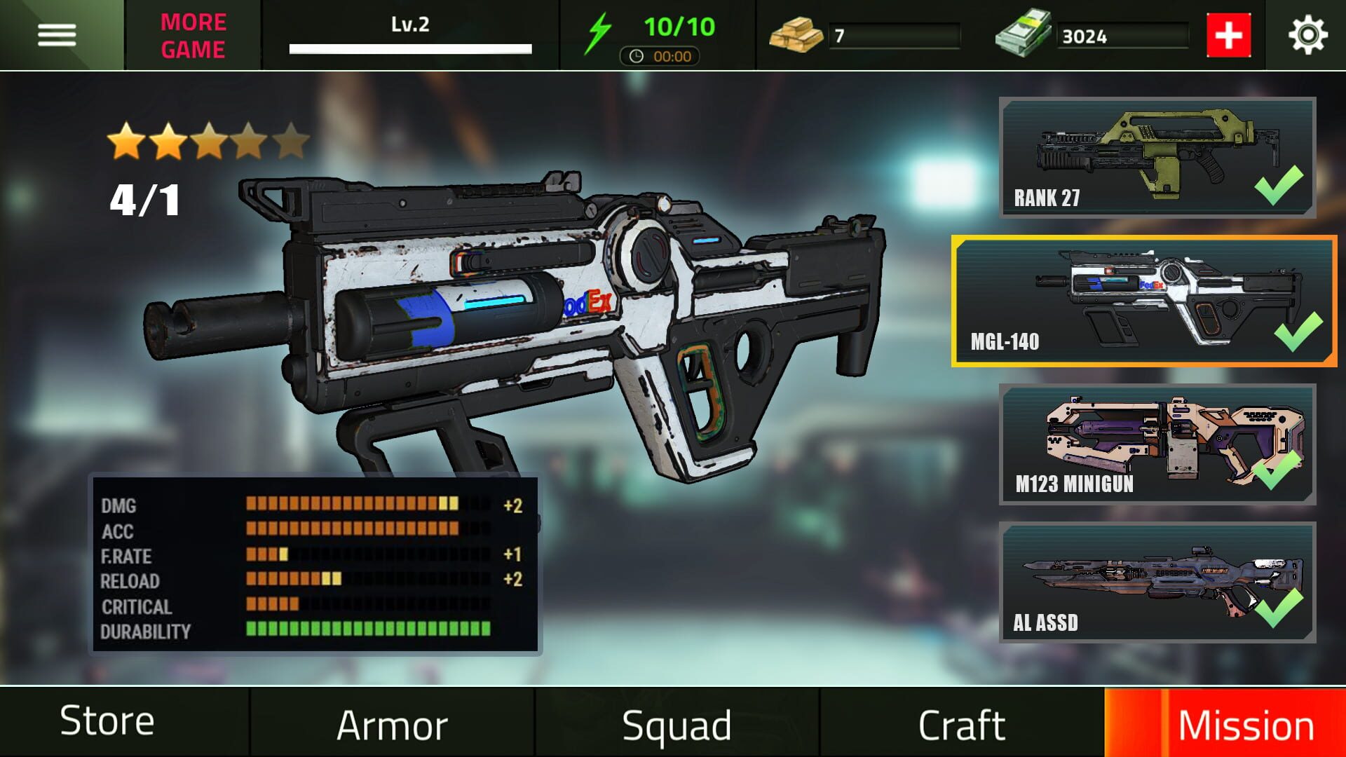 Fatal Bullet - Screenshot
