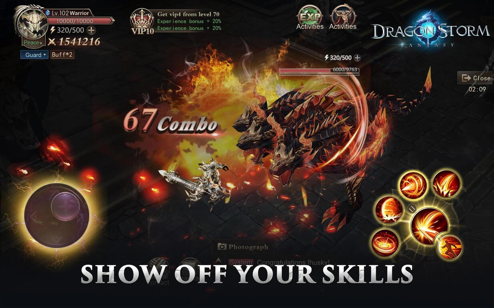 Dragon Storm Fantasy - Screenshot