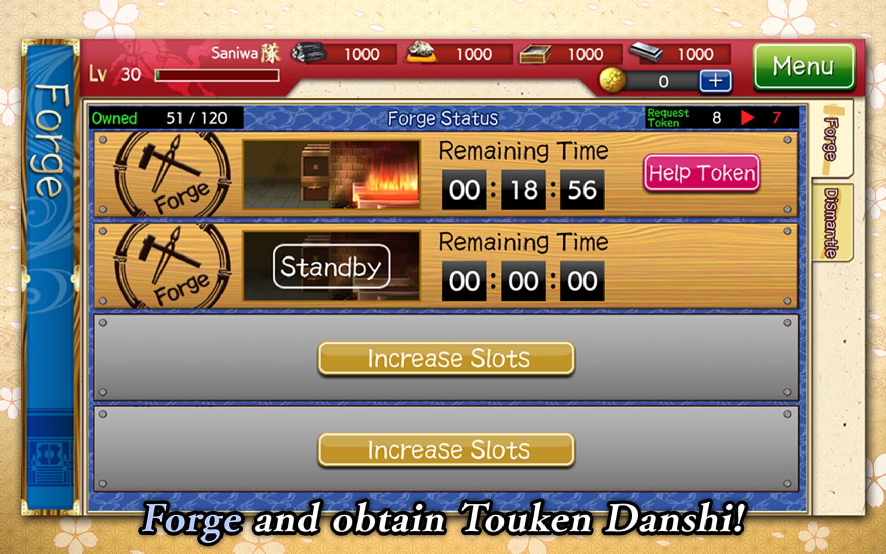 Touken Ranbu: Online Pocket - Screenshot