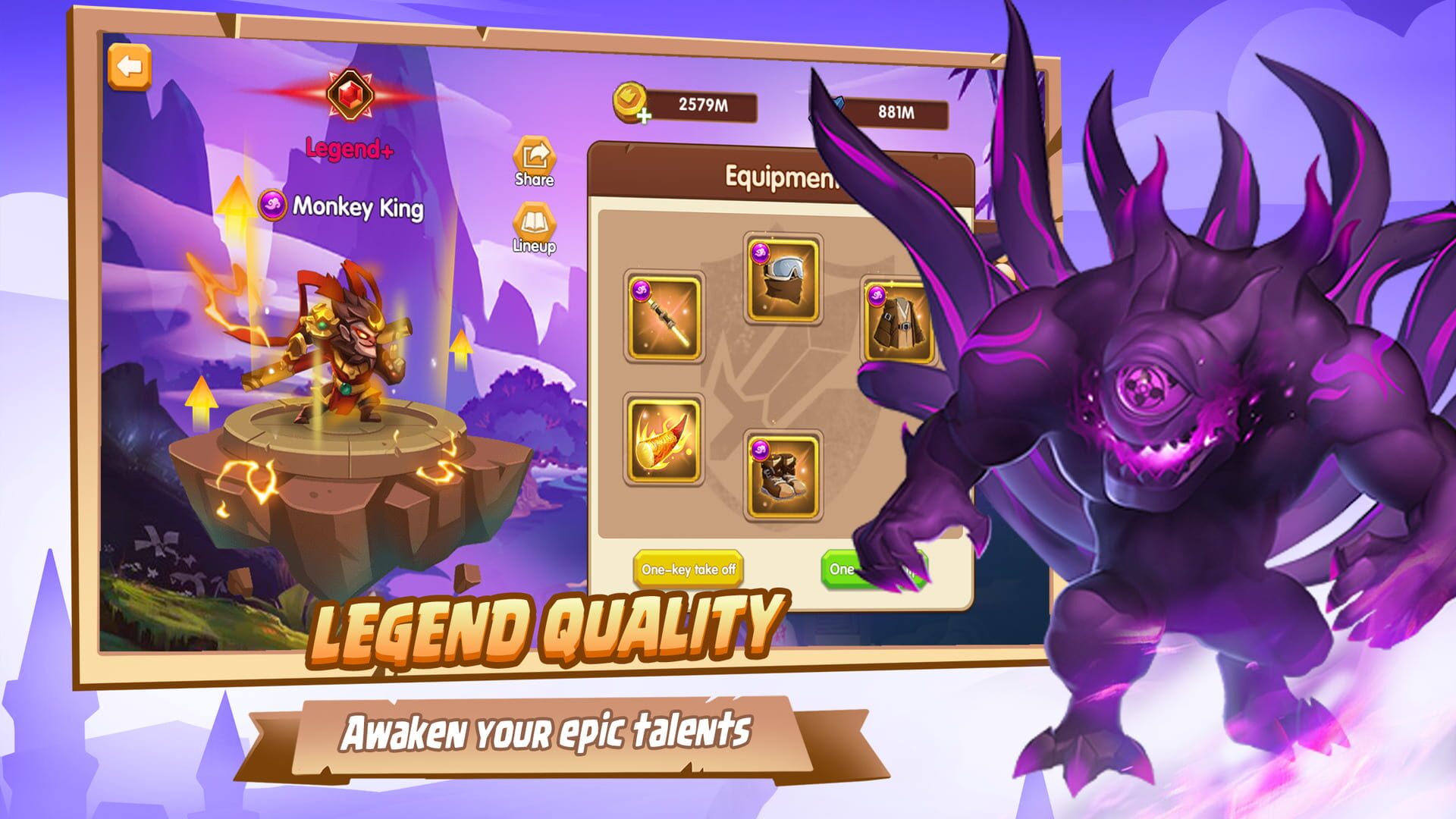 AFK Heroes - Screenshot