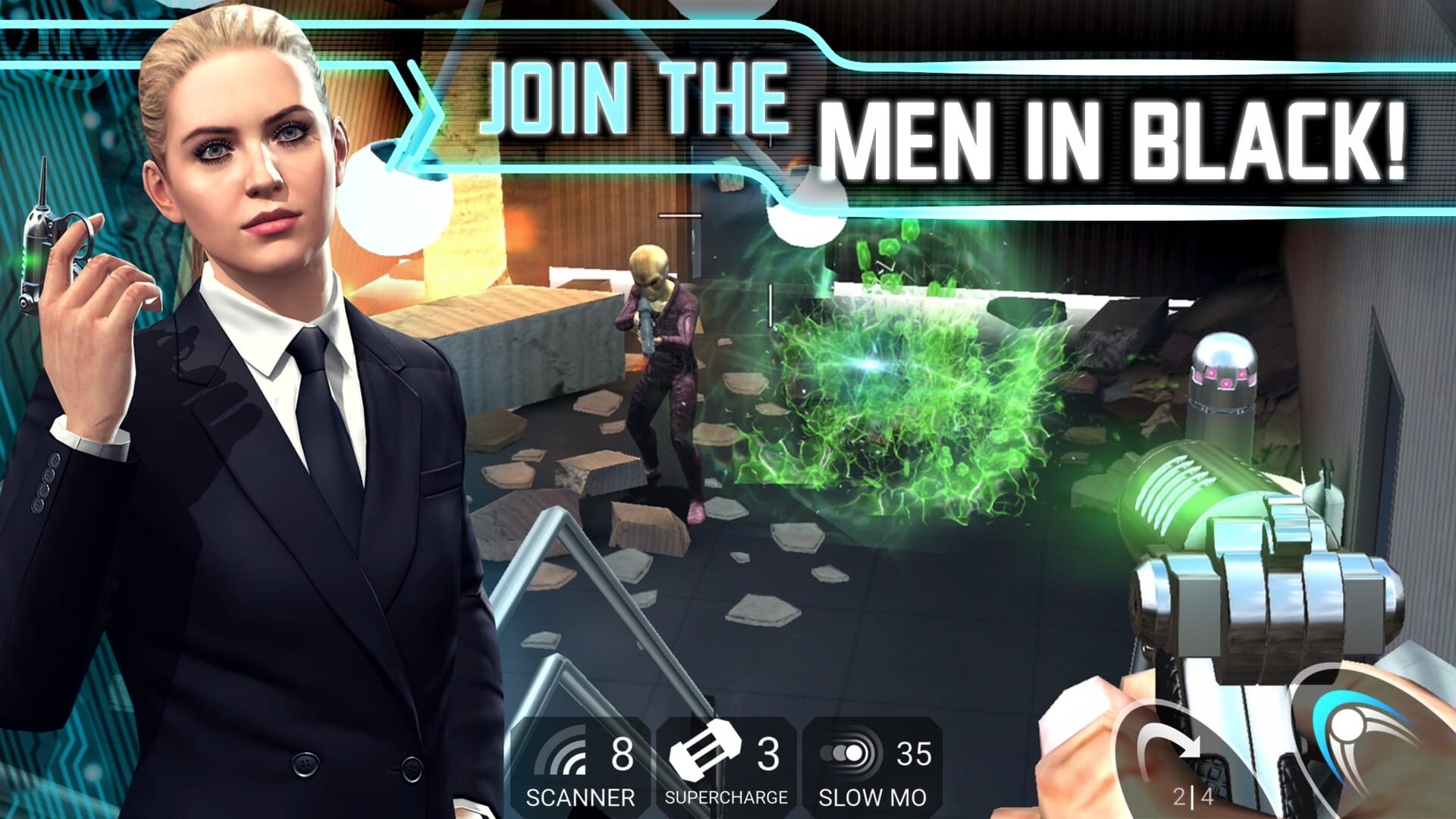 Men In Black: Galaxy Defenders - Screenshot