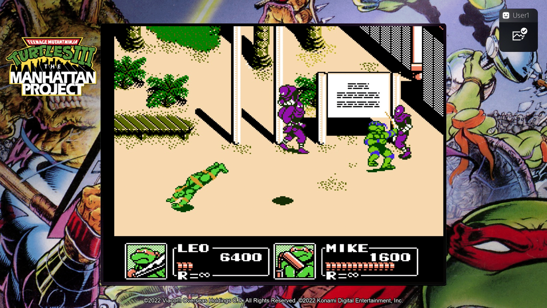 Teenage Mutant Ninja Turtles: The Cowabunga Collection screenshot