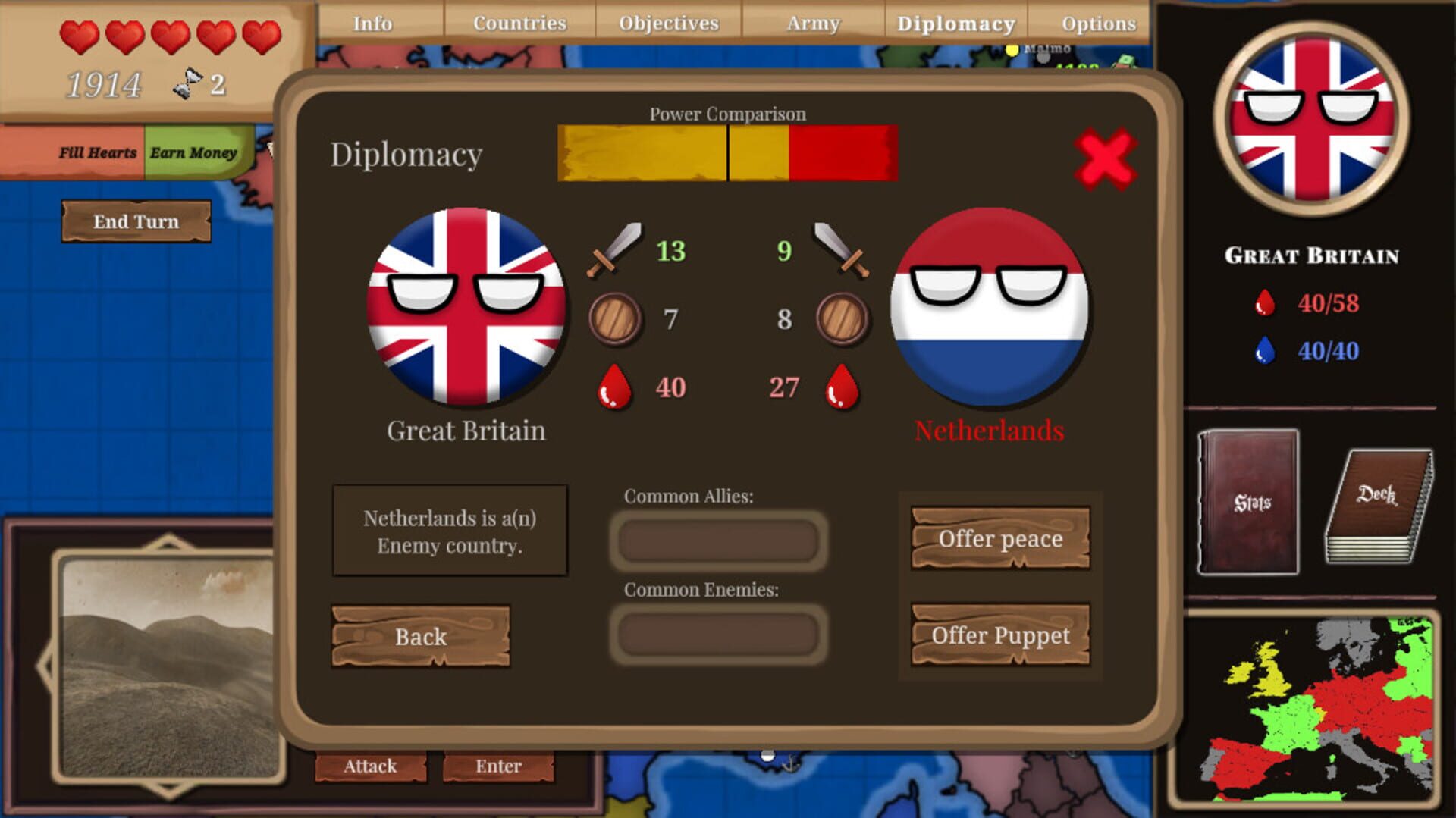 Countryball: Europe 1890 - Screenshot