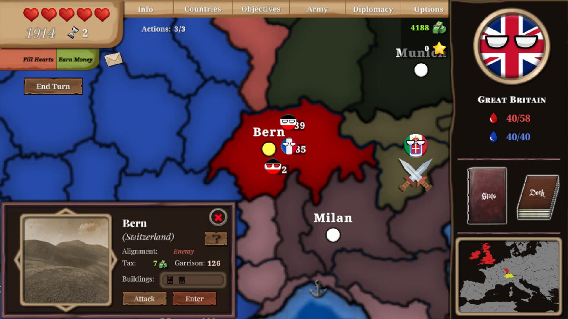 Countryball: Europe 1890 - Screenshot